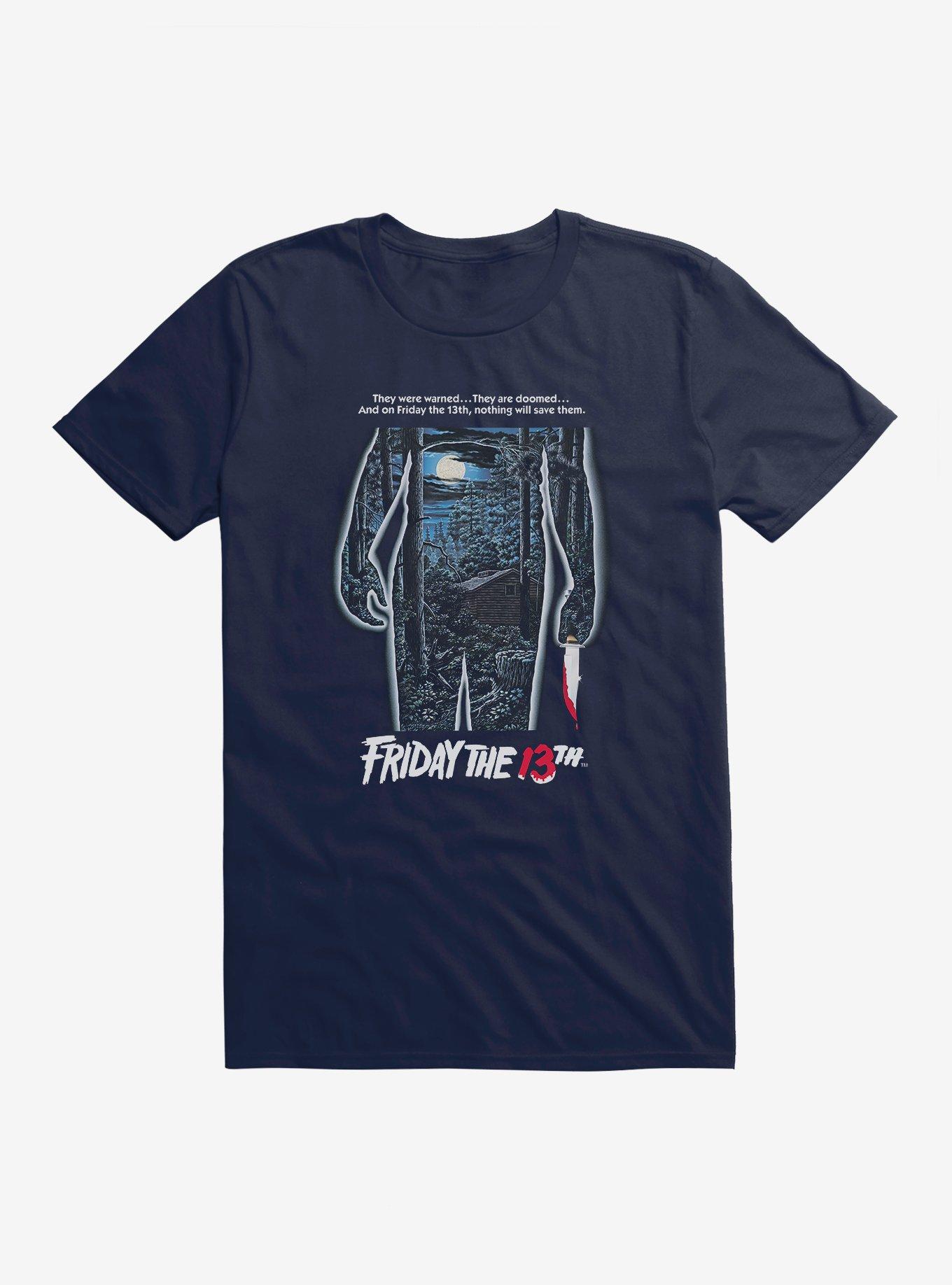 Friday The 13th Silhouette T-Shirt, , hi-res