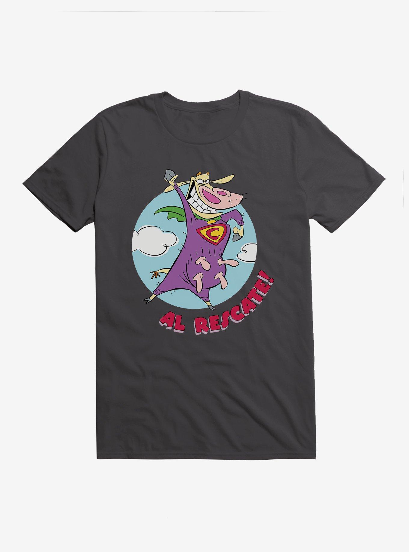 Cartoon Network Cow And Chicken Al Rescate T-Shirt, , hi-res