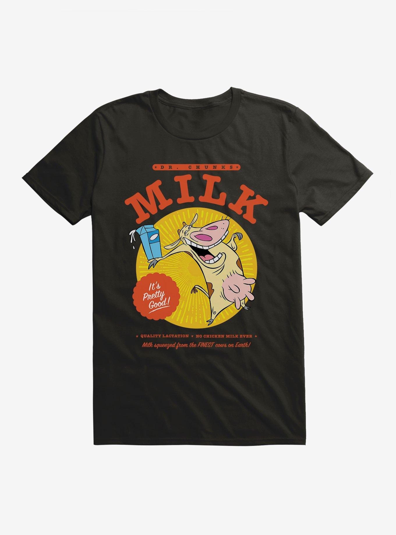 Cartoon Network Cow And Chicken Dr. Chunks Milk T-Shirt