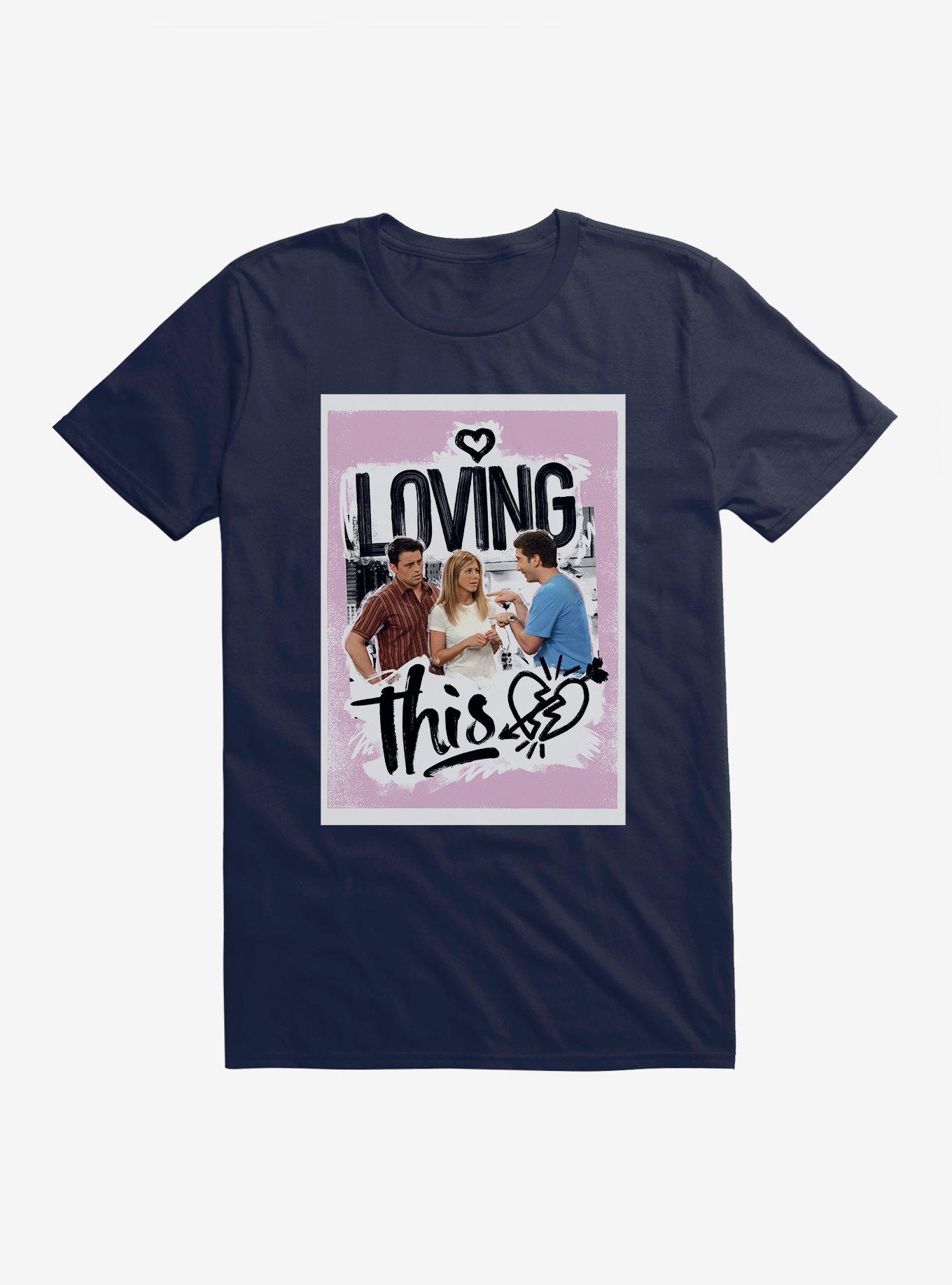 Friends Joey Ross Rachel Loving T-Shirt, MIDNIGHT NAVY, hi-res
