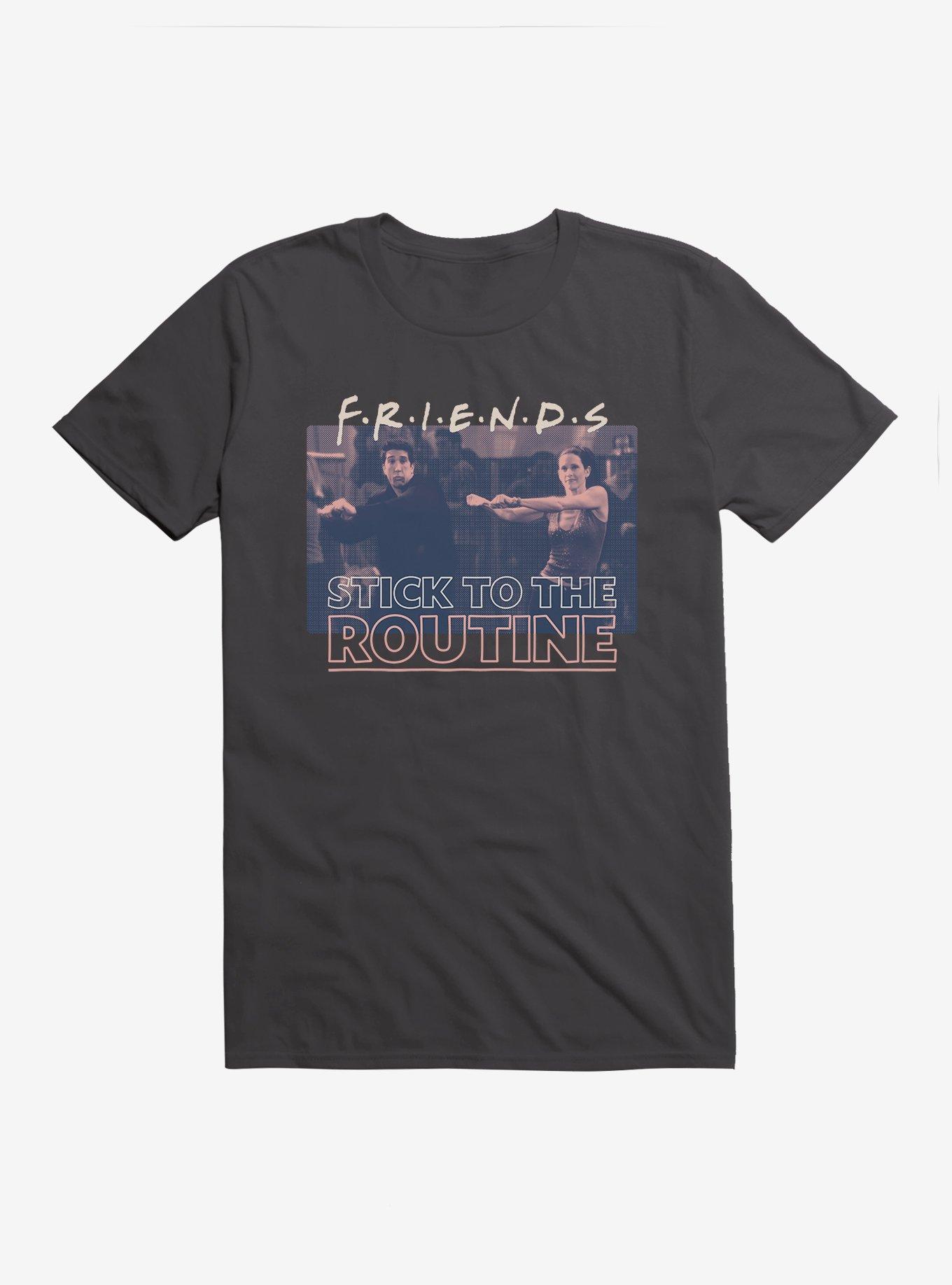 Friends Stick To The Routine T-Shirt, HEAVY METAL, hi-res