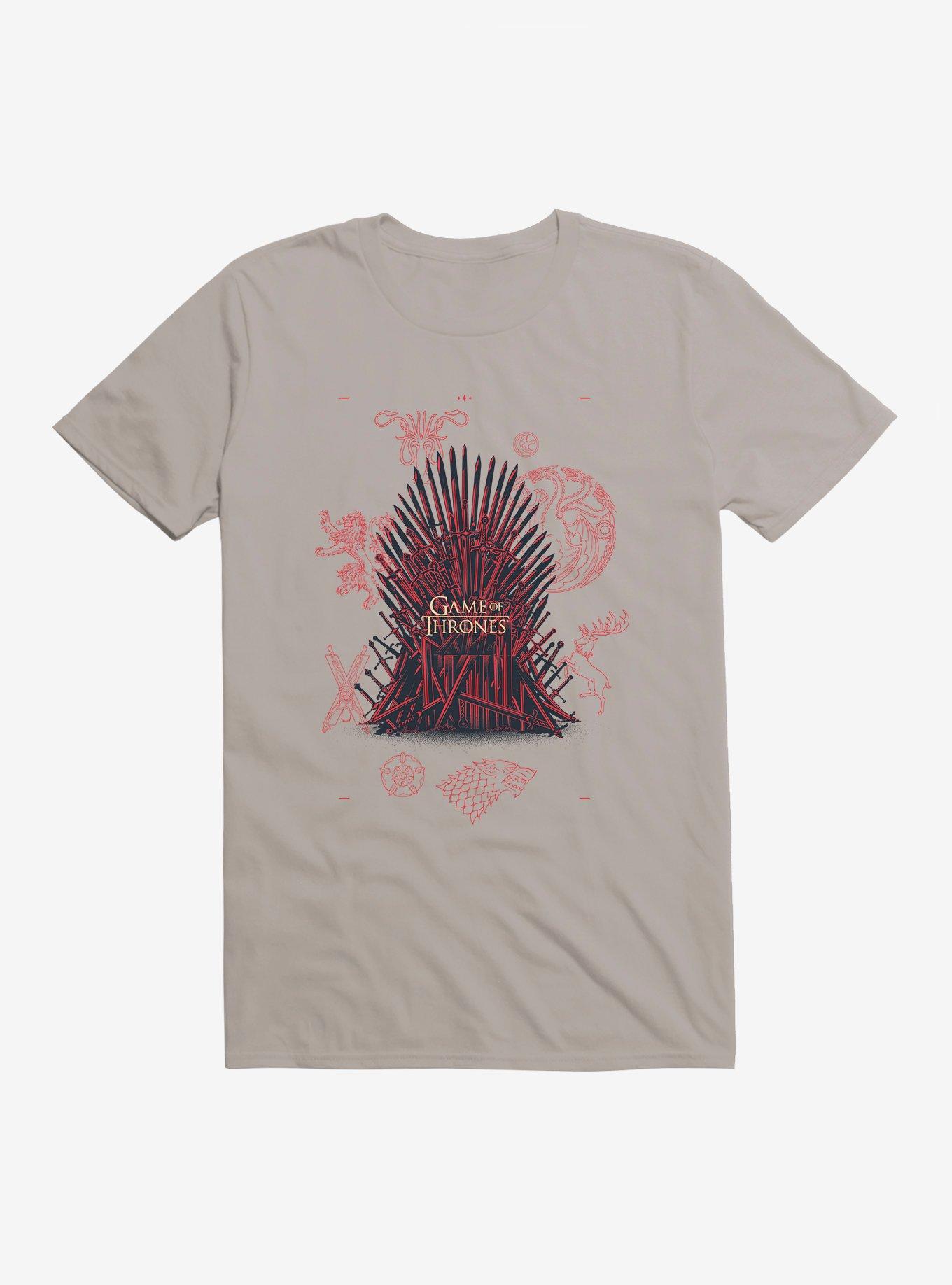 Game Of Thrones Iron Throne Icons T-Shirt, , hi-res