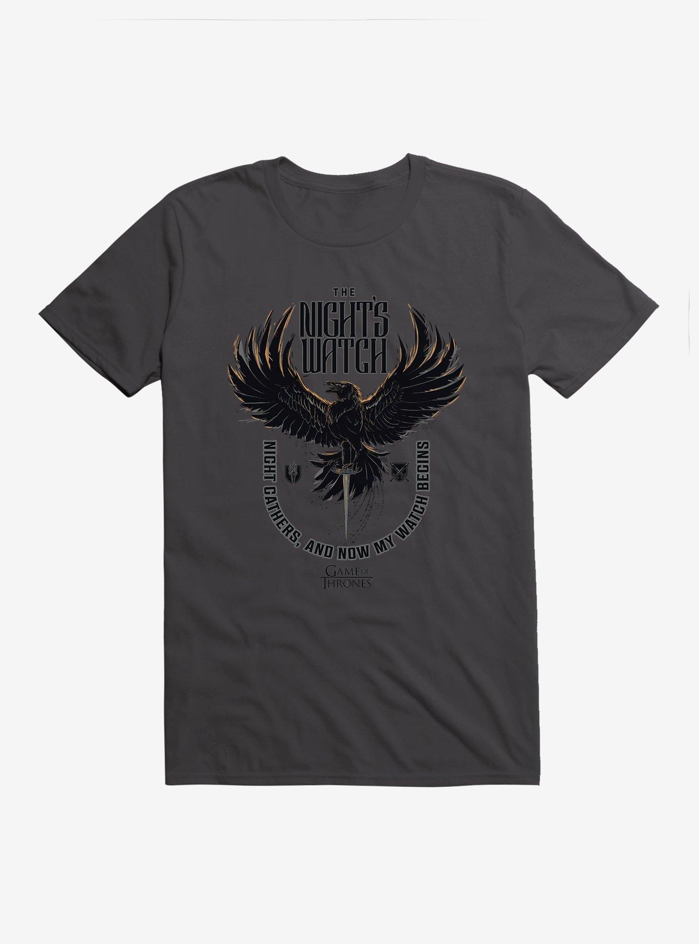 Game Of Thrones Night's Watch Begins T-Shirt, HEAVY METAL, hi-res