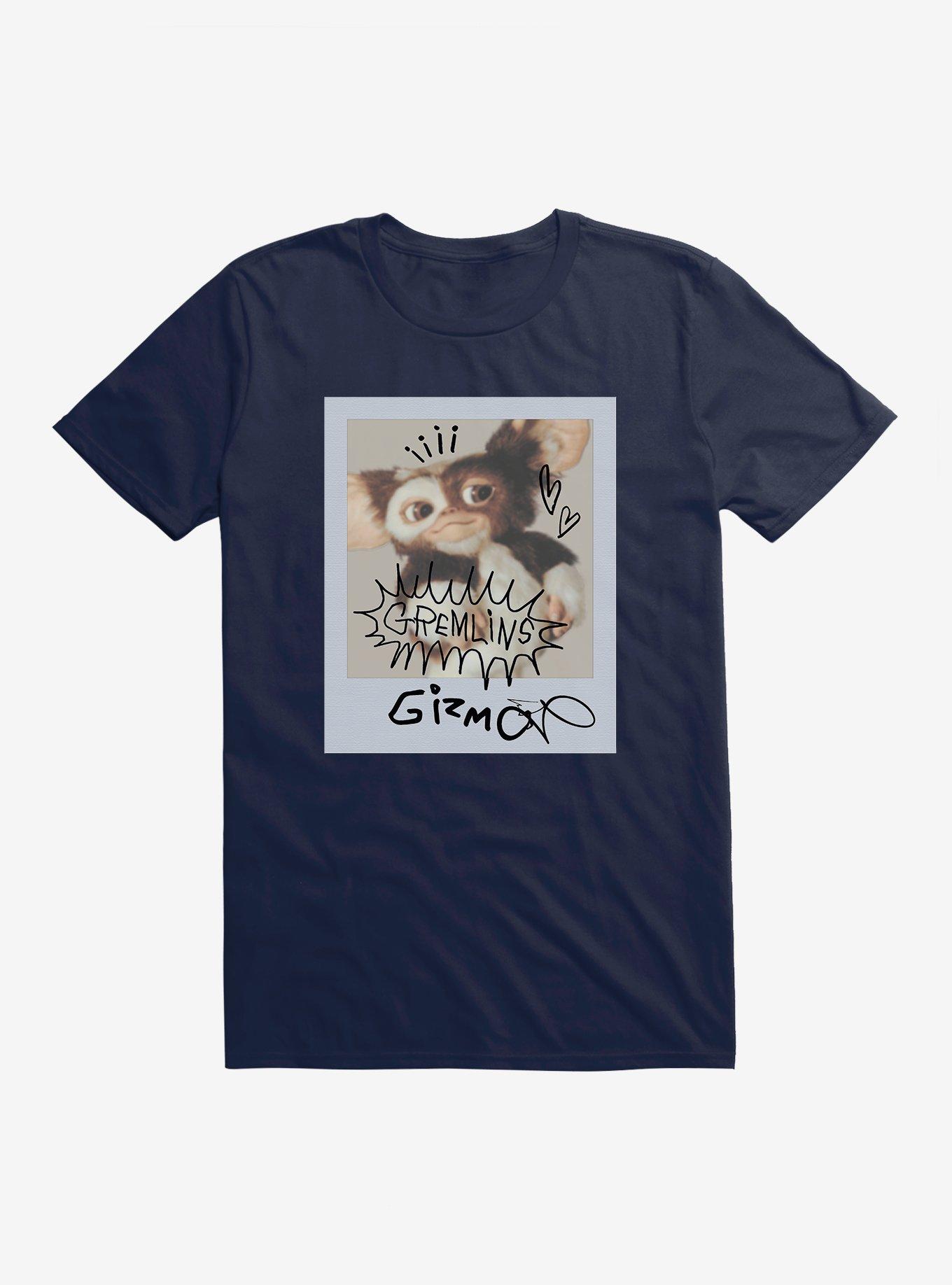 Gremlins Gizmo Polaroid T-Shirt, MIDNIGHT NAVY, hi-res