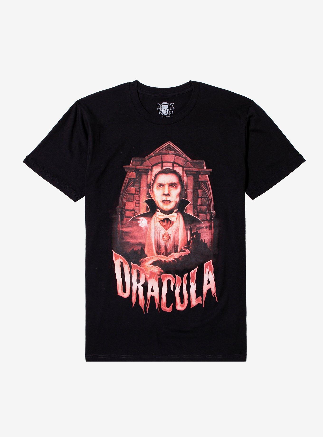 Universal Monsters Dracula Poster T-Shirt, BLACK, hi-res