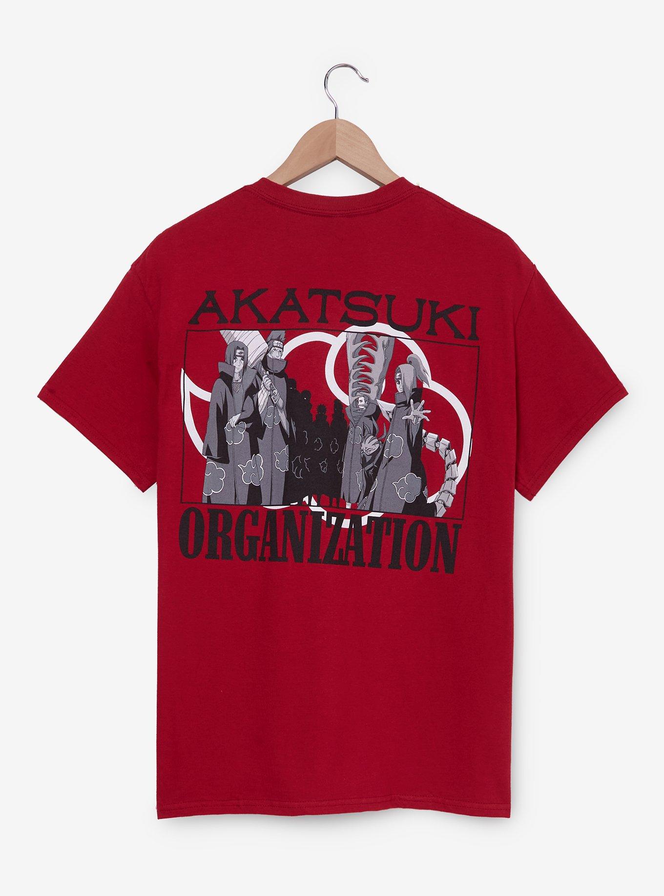 Naruto Shippuden Akatsuki Organization Tonal Portrait T-Shirt - BoxLunch Exclusive