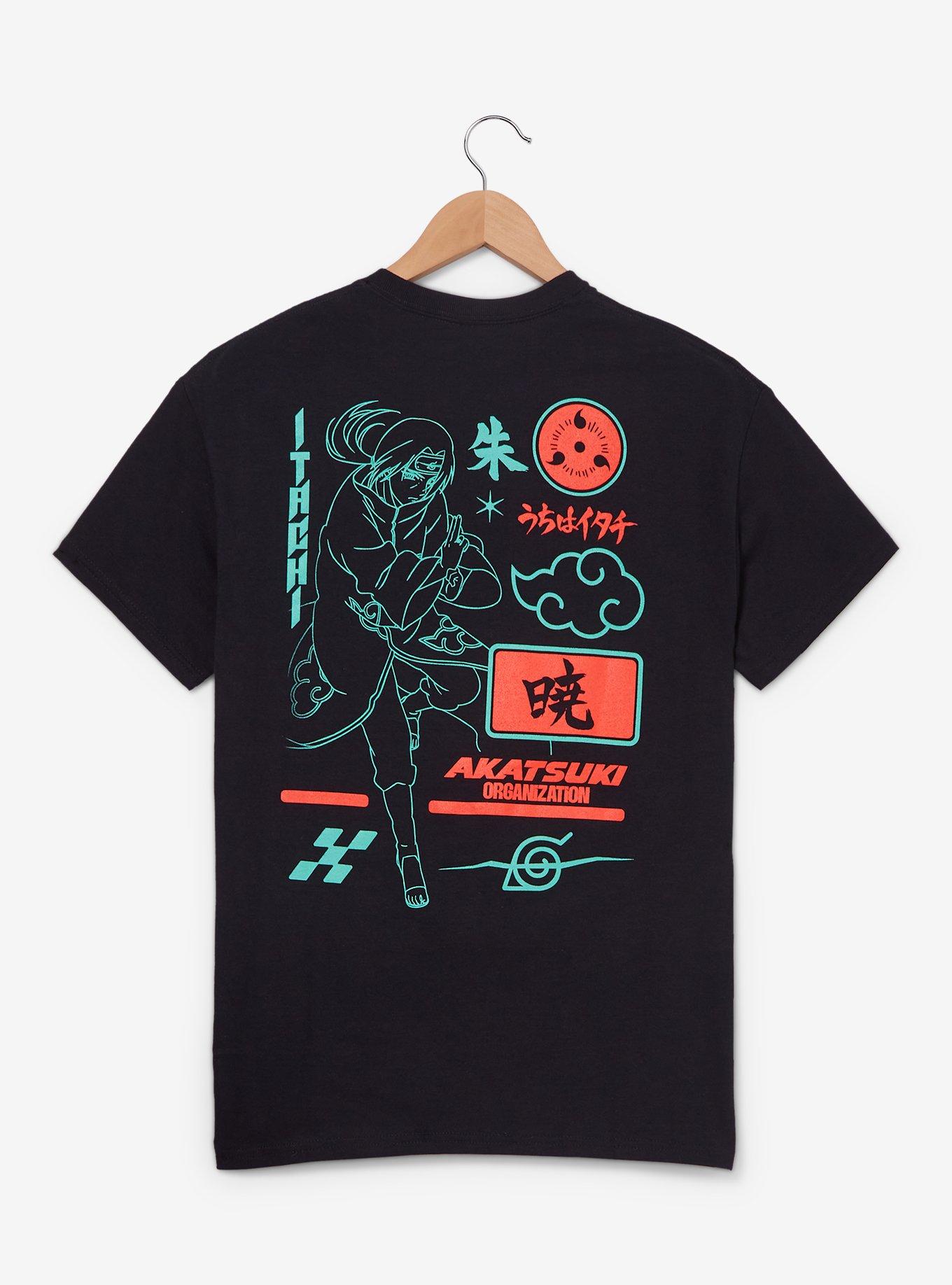 Naruto Shippuden Itatchi Akatsuki Tonal Portrait T-Shirt - BoxLunch Exclusive, , hi-res