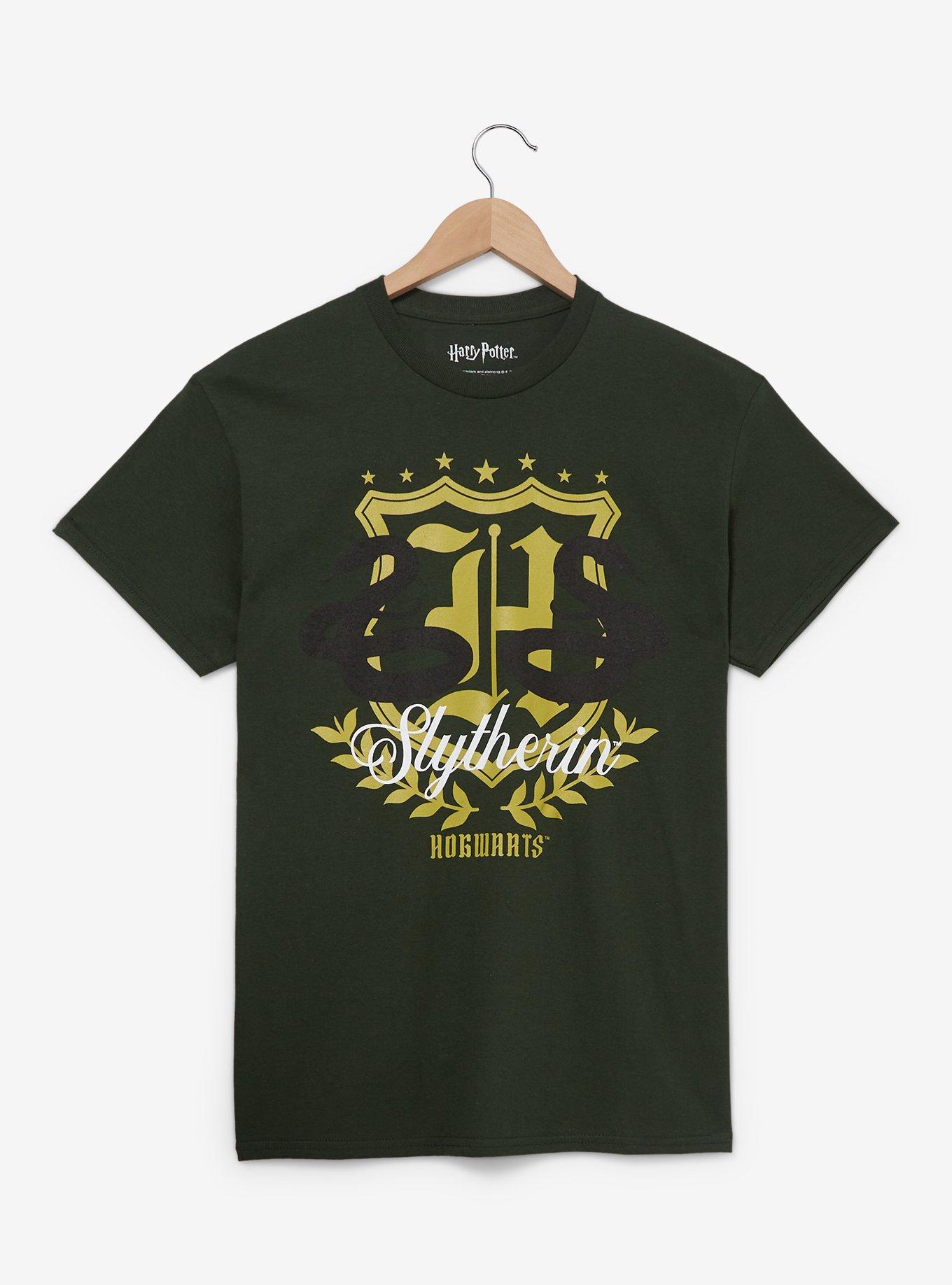 Harry Potter Slytherin Crest T-Shirt - BoxLunch Exclusive, , hi-res