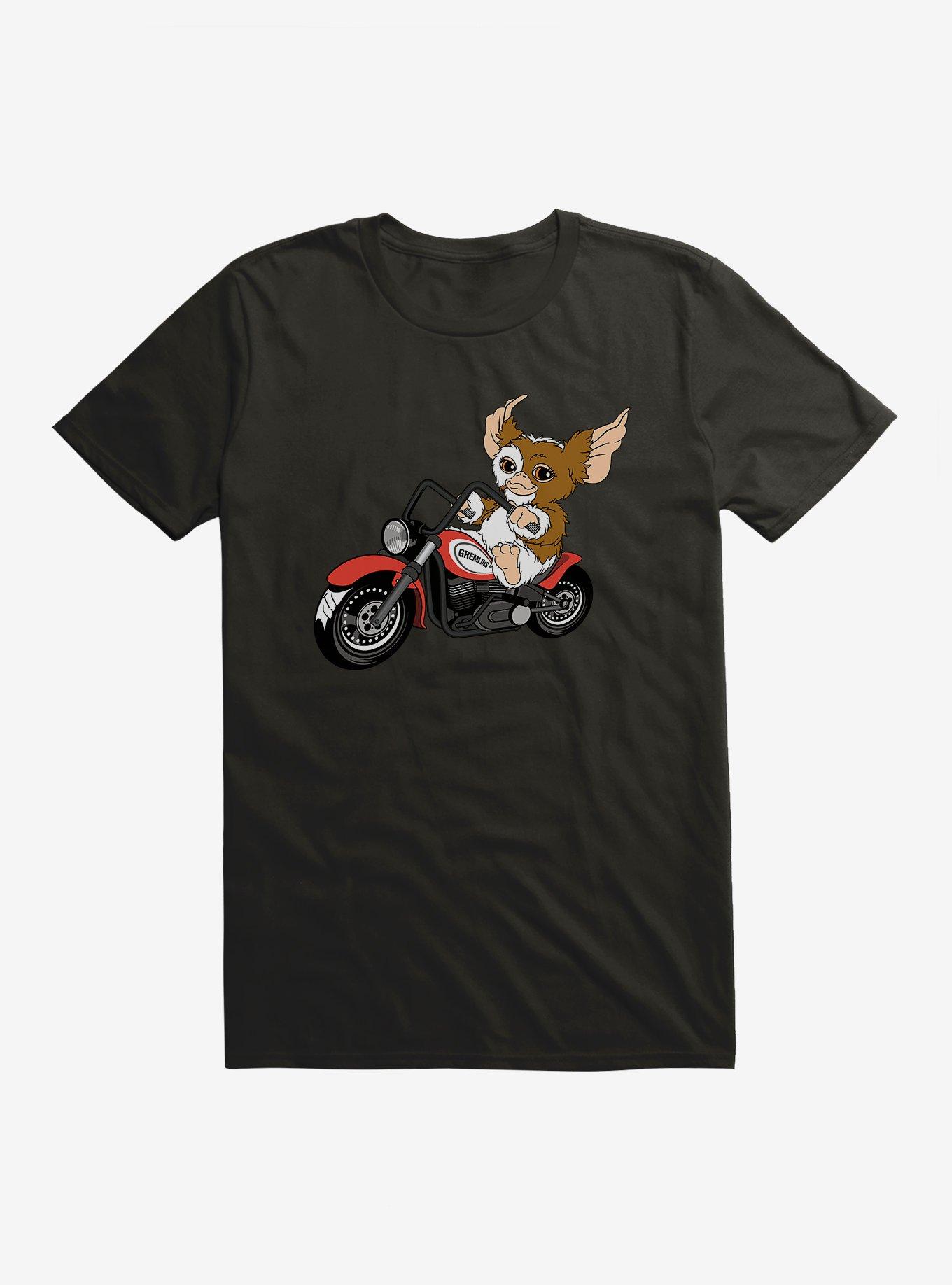 Gremlins Motorcycle Gizmo T-Shirt, BLACK, hi-res