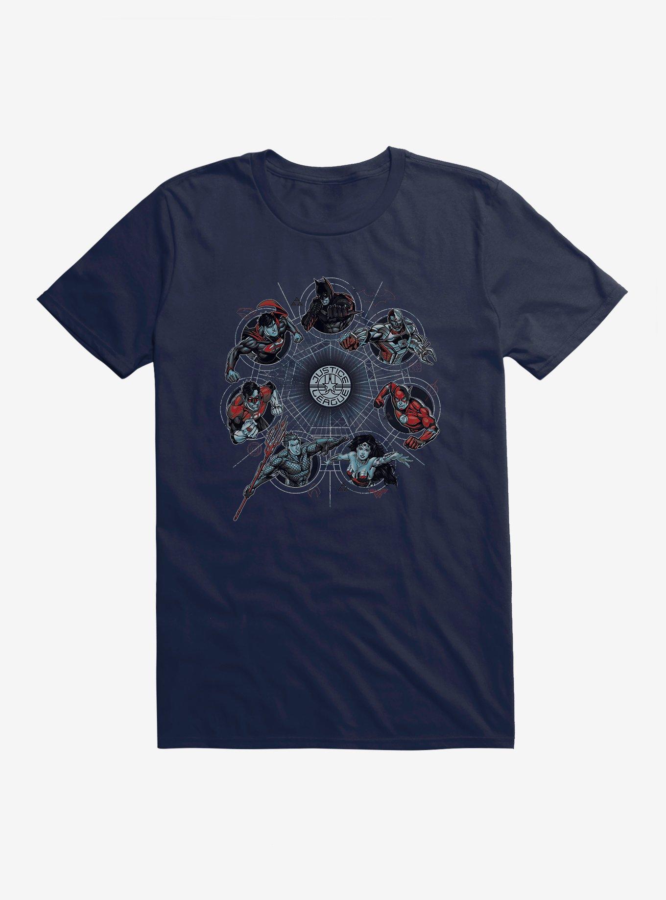 DC Comics Justice League Unite T-Shirt, MIDNIGHT NAVY, hi-res