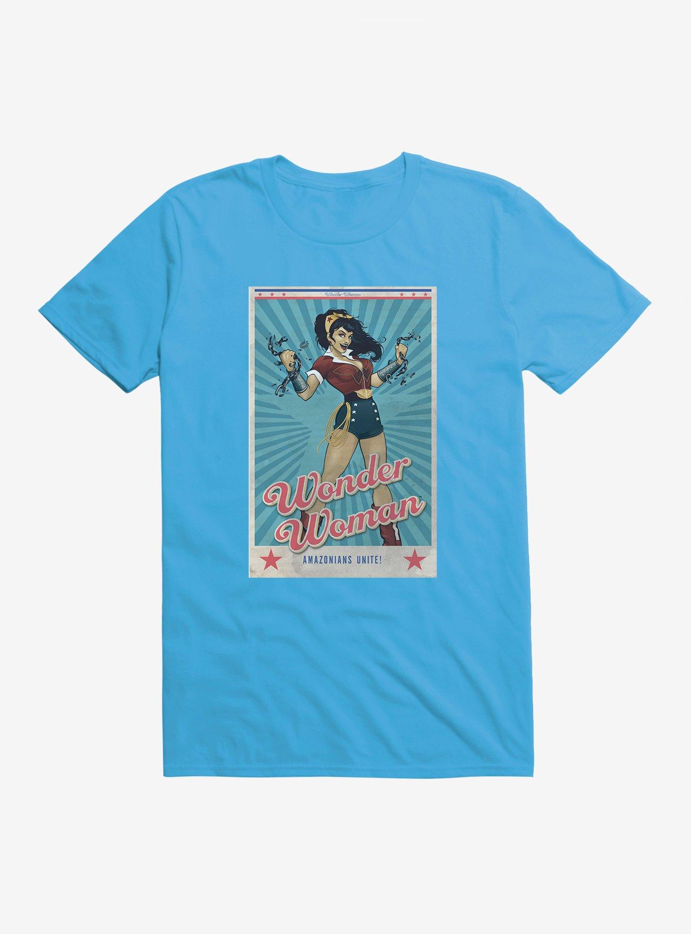 DC Comics Bombshells Wonder Woman Amazonians Unite T-Shirt, , hi-res