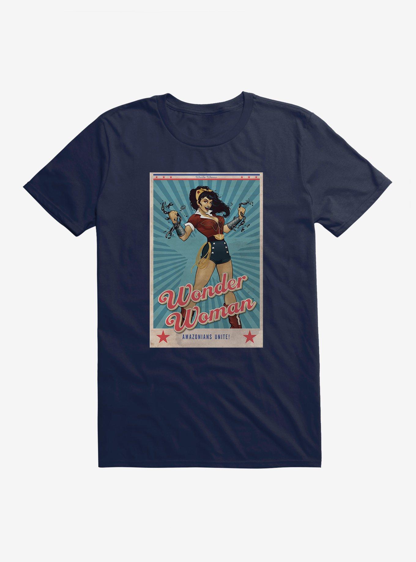 DC Comics Bombshells Wonder Woman Amazonians Unite T-Shirt, , hi-res