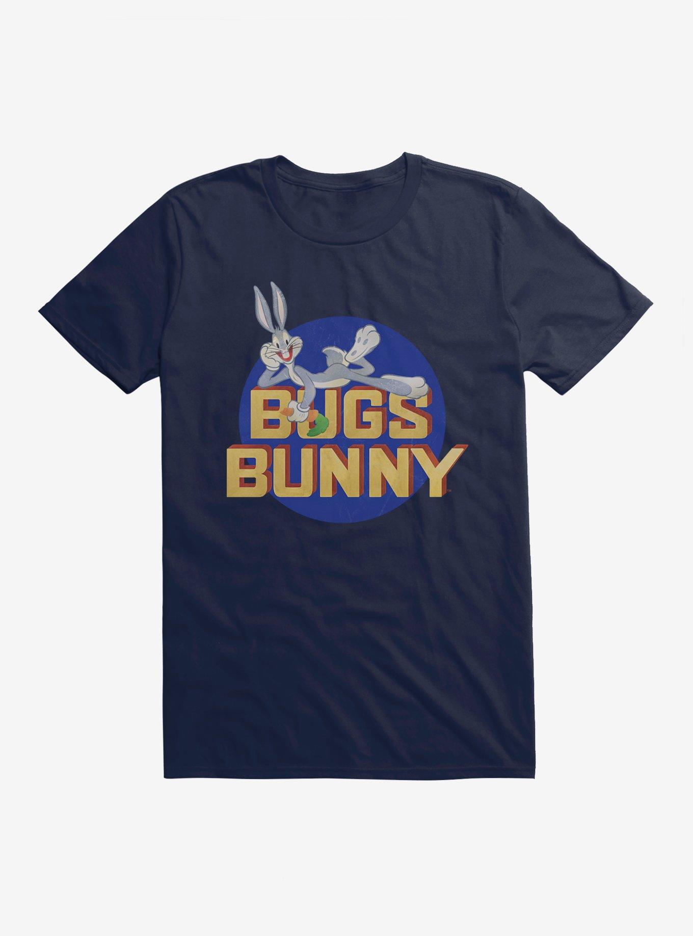 Looney Tunes Retro Bugs Bunny Icon T-Shirt, MIDNIGHT NAVY, hi-res