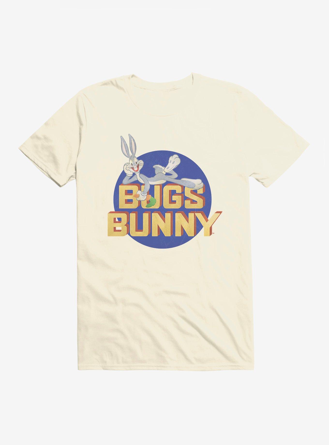 Looney Tunes Retro Bugs Bunny Icon T-Shirt, NATURAL, hi-res