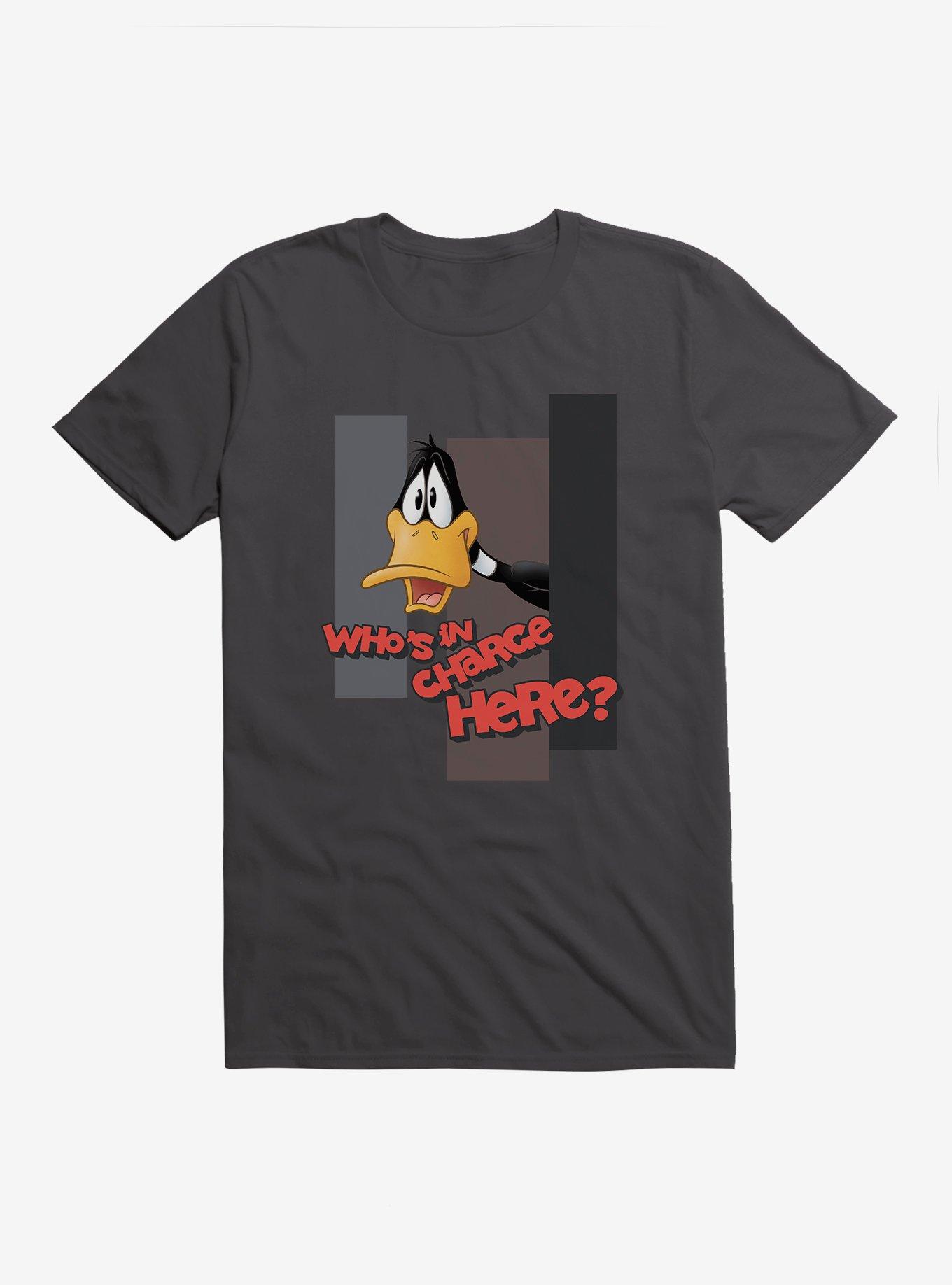 Looney Tunes Daffy Duck Who's In Charge T-Shirt, , hi-res