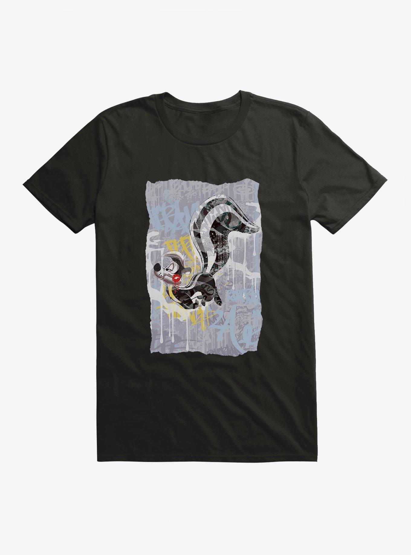 Looney Tunes Pepe Le Pew Mania T-Shirt, BLACK, hi-res