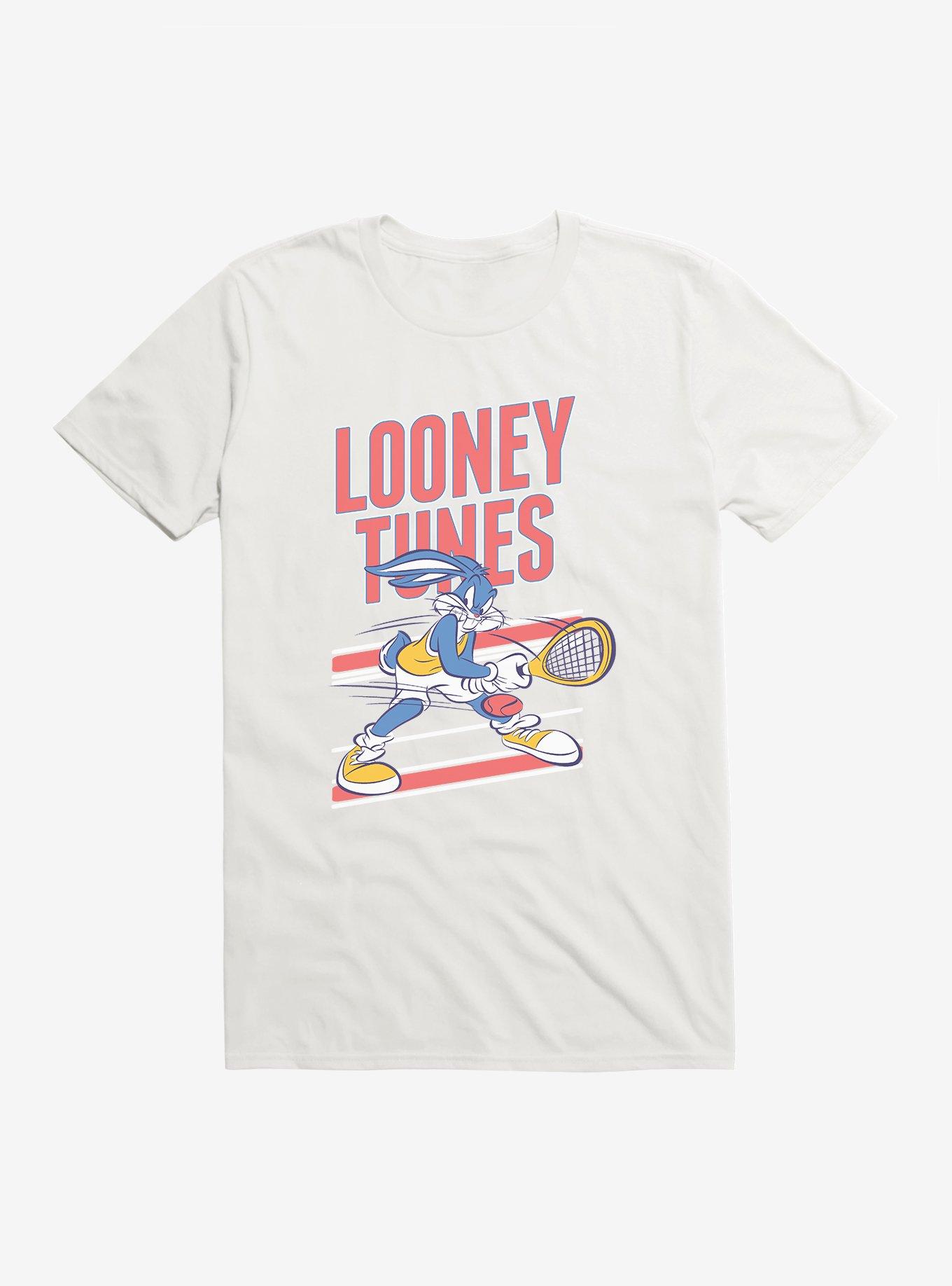 Looney Tunes Bugs Bunny Tennis T-Shirt, WHITE, hi-res