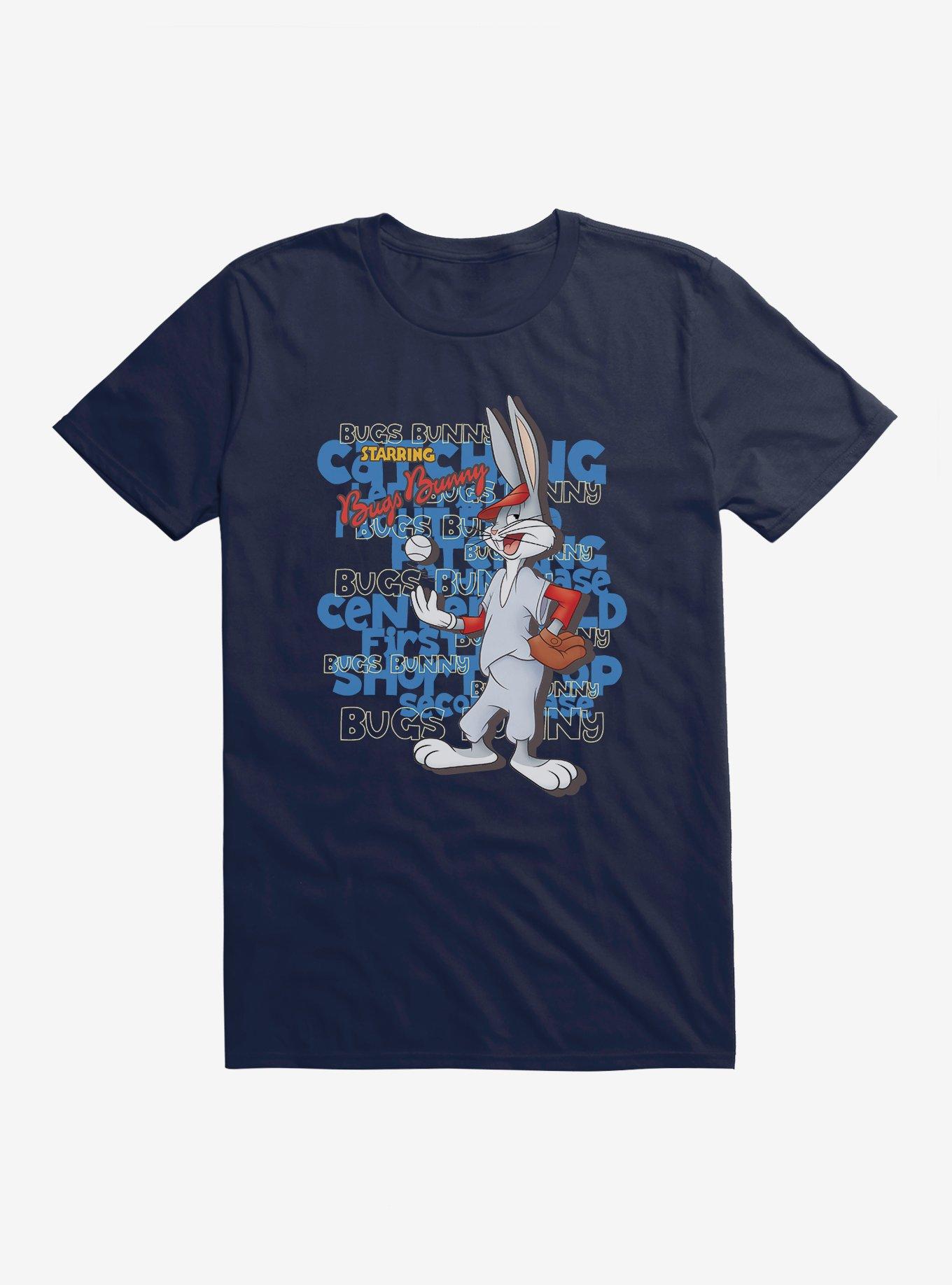 Looney Tunes Bugs Bunny Baseball T-Shirt, MIDNIGHT NAVY, hi-res