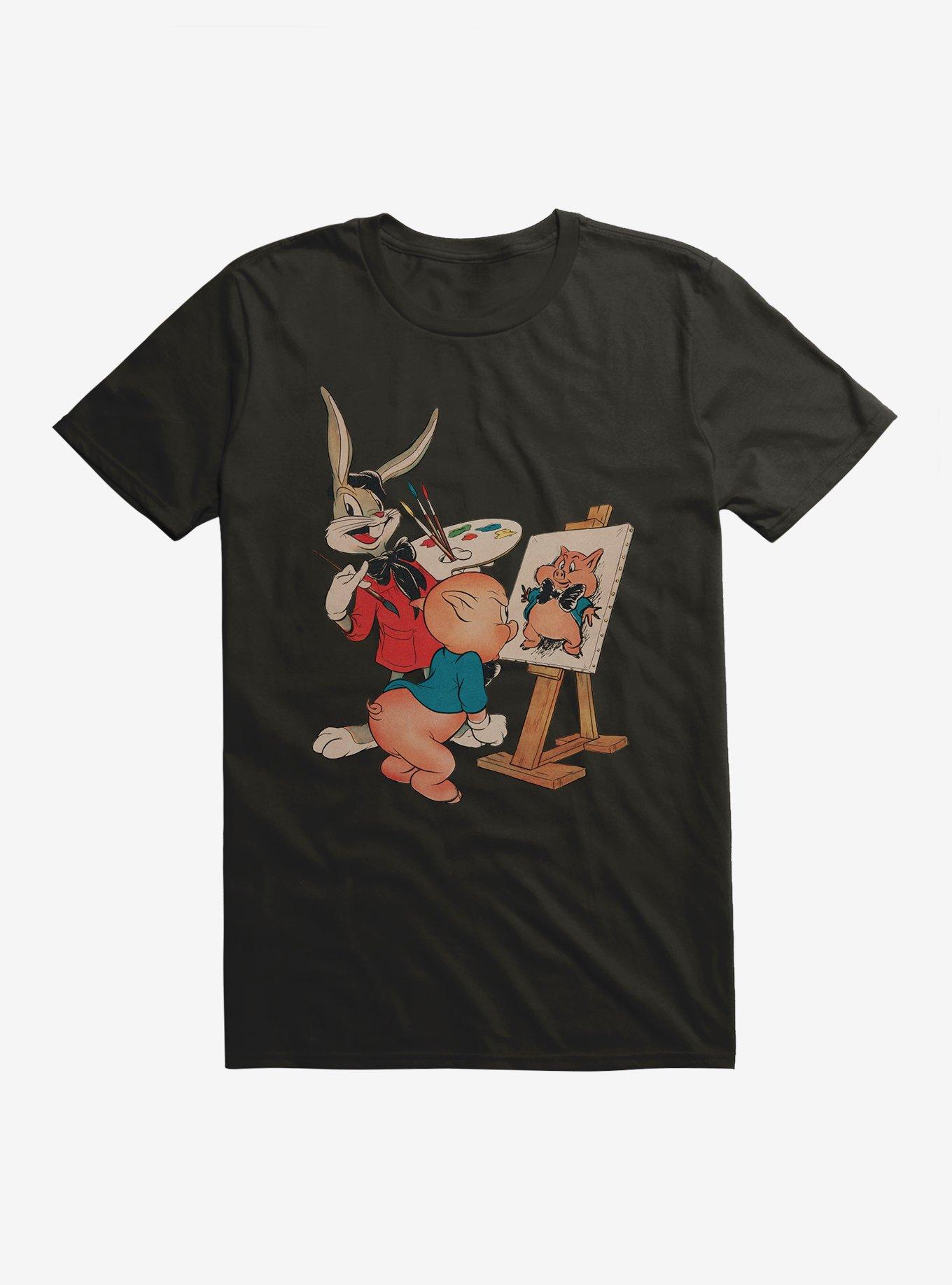 Looney Tunes Bugs Bunny And Porky Pig T-Shirt, , hi-res