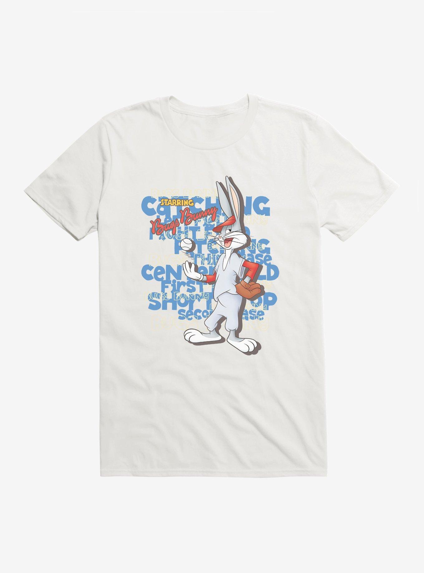 Looney Tunes Bugs Bunny Baseball T-Shirt, WHITE, hi-res