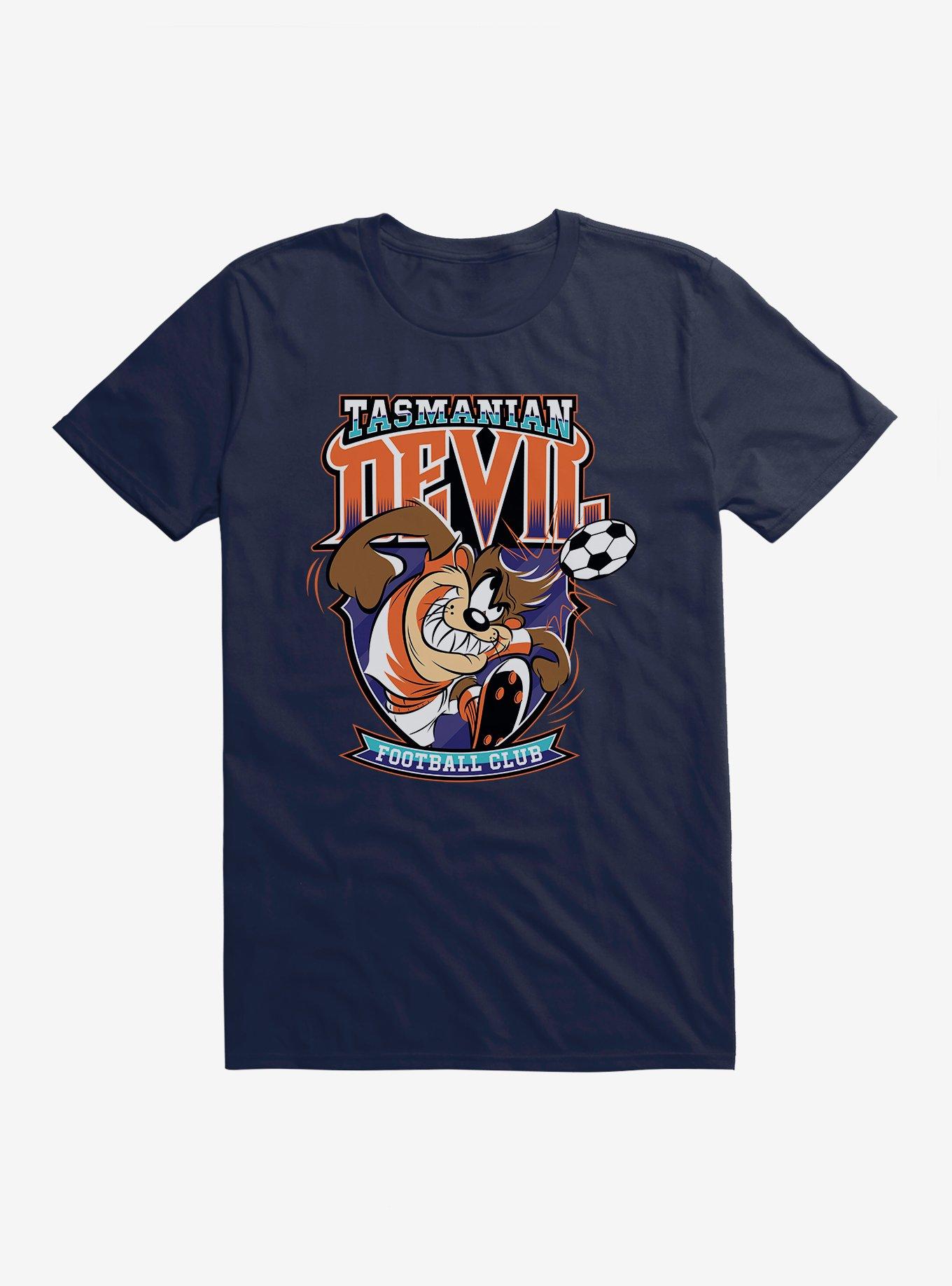 Looney Tunes Tasmanian Devil Football T-Shirt, MIDNIGHT NAVY, hi-res