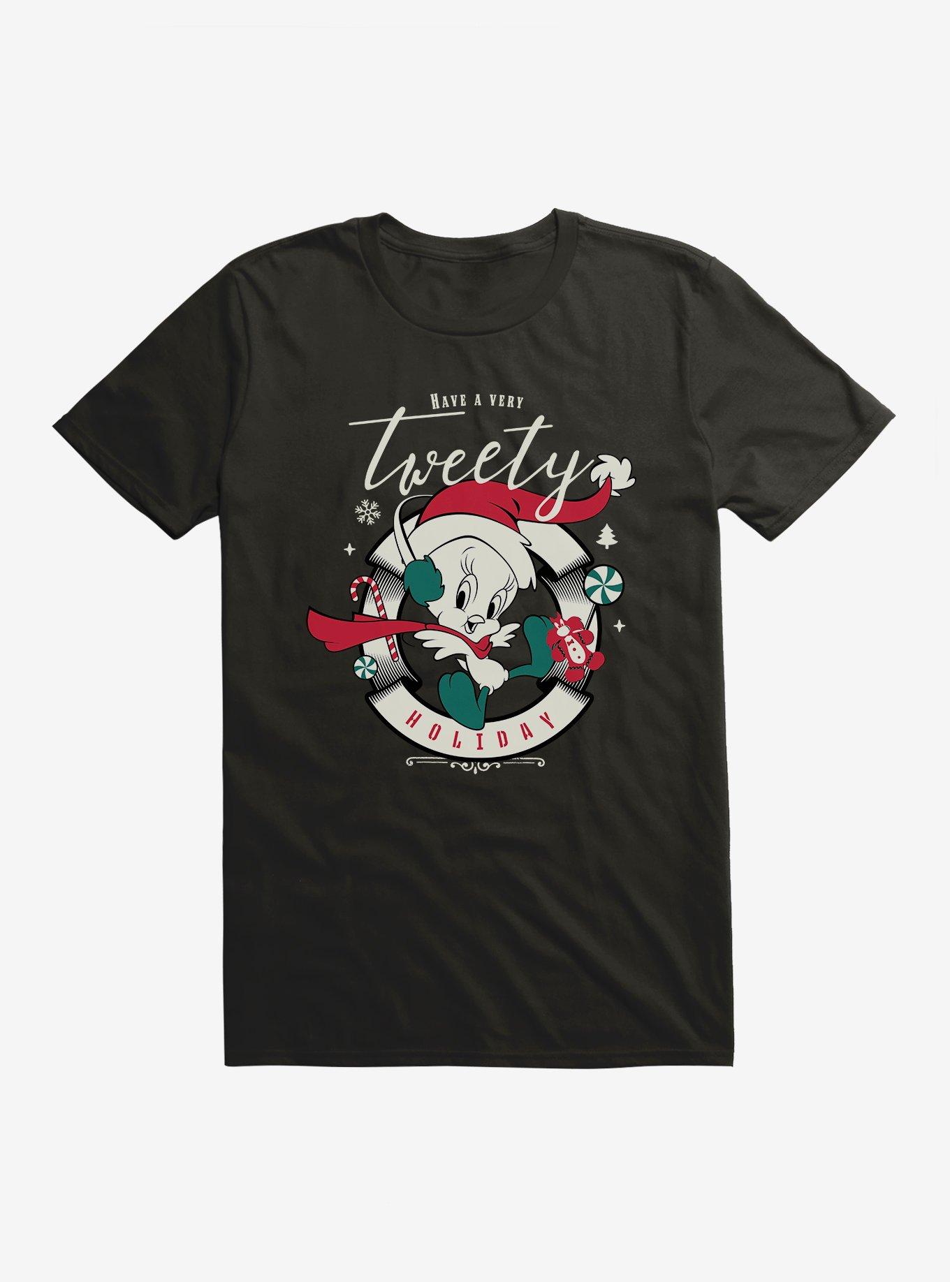 Looney Tunes Tweety Holiday T-Shirt, BLACK, hi-res