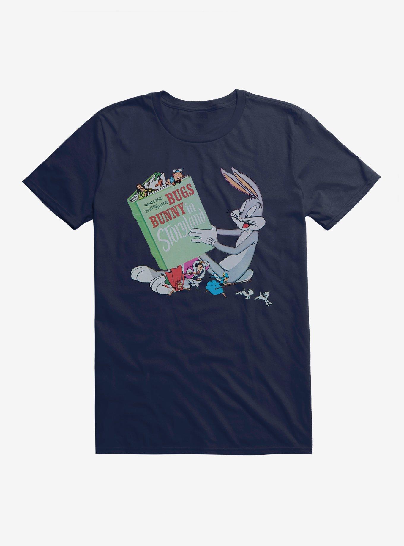 Looney Tunes Bugs Bunny In Storyland T-Shirt, MIDNIGHT NAVY, hi-res