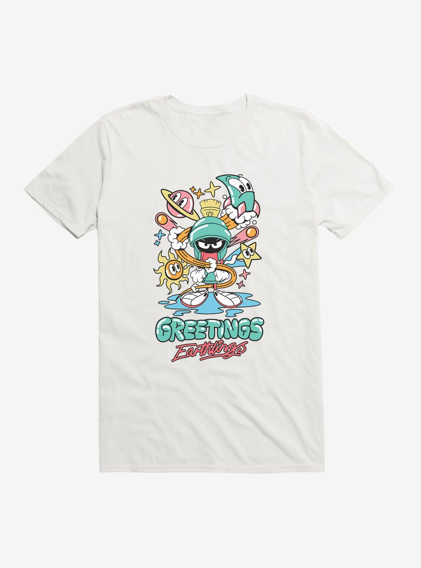 Looney Tunes Martian Greetings Earthlings T-Shirt