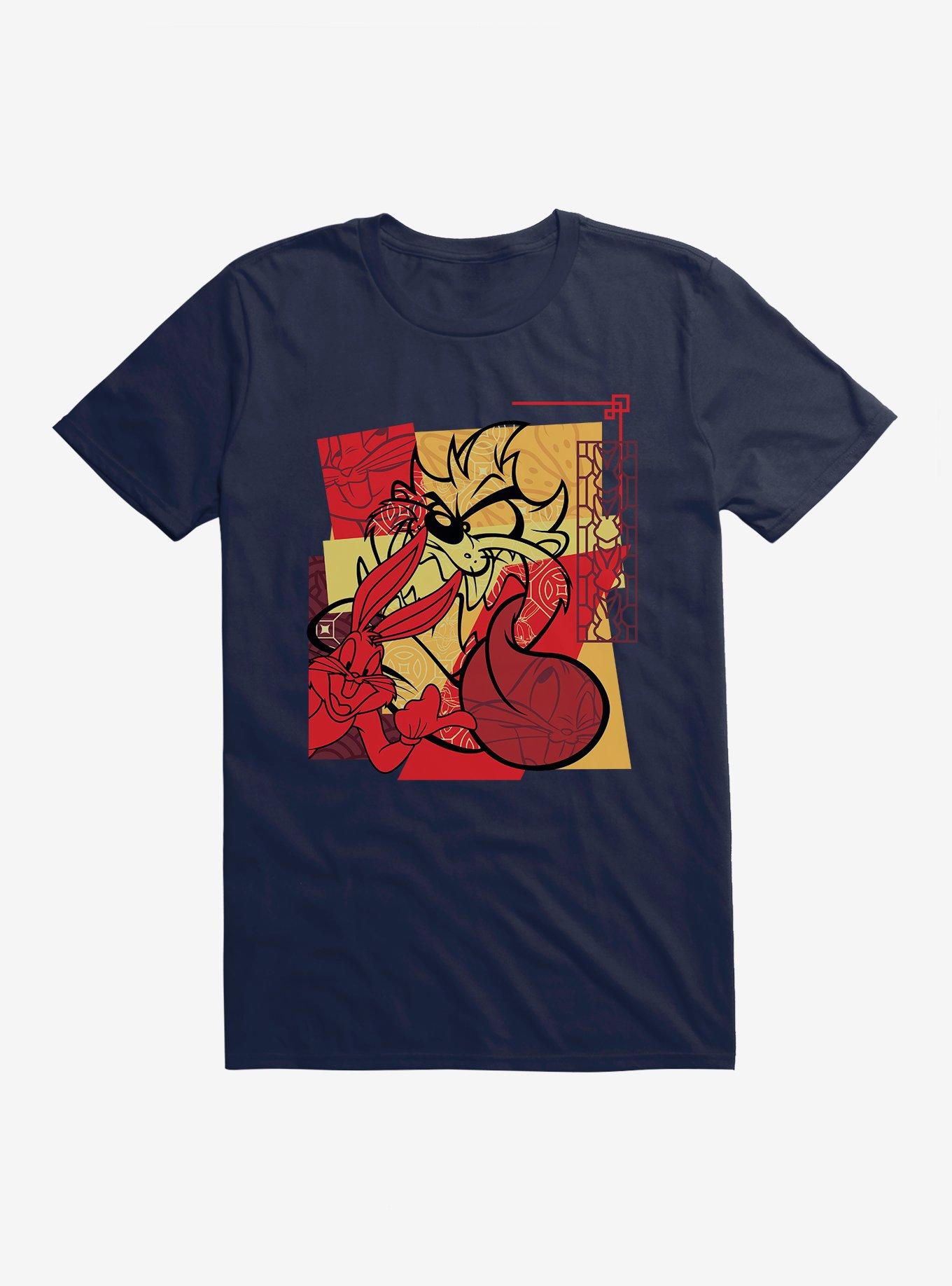 Looney Tunes Taz Bunny Collage T-Shirt, , hi-res