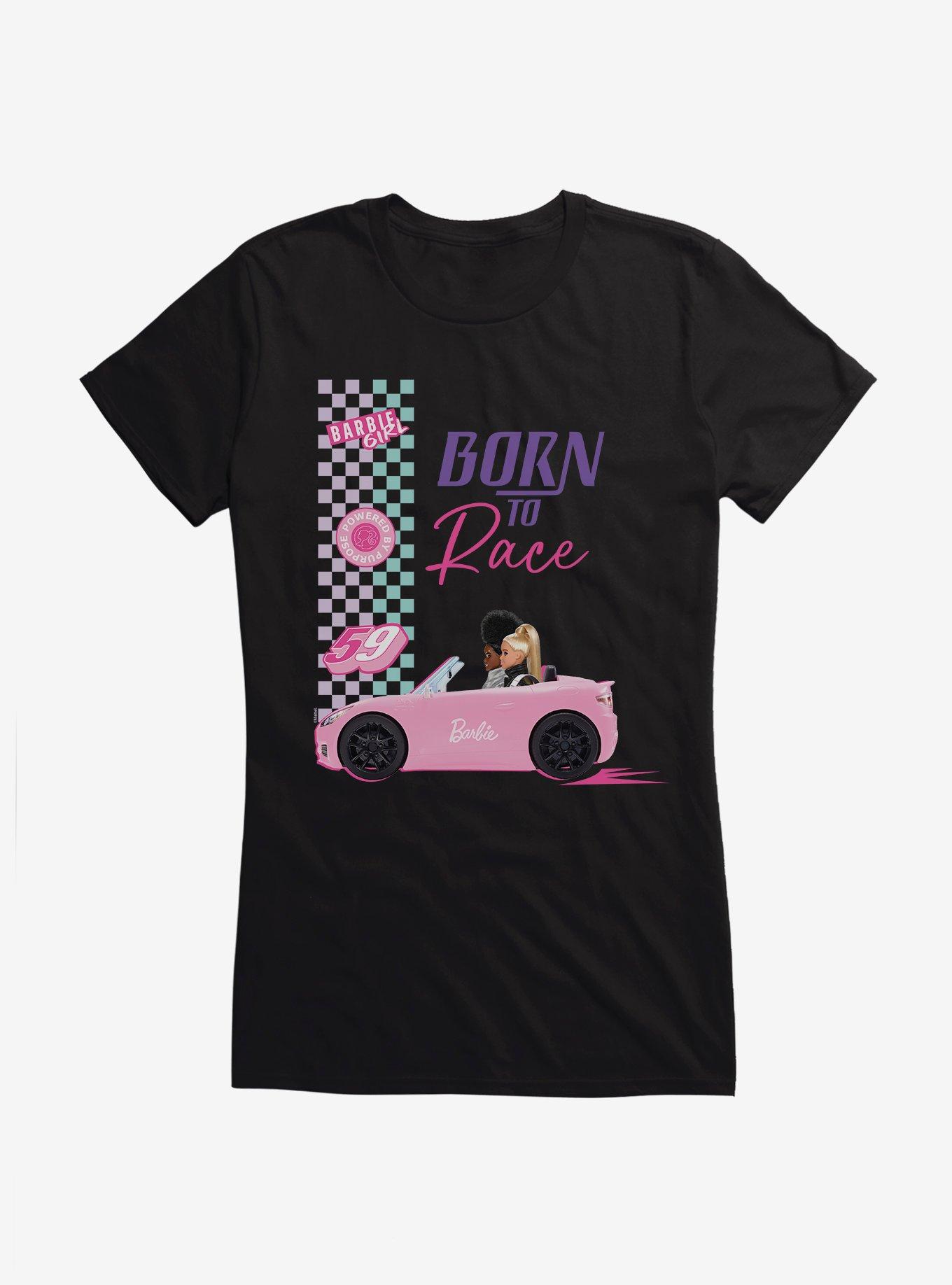 Barbie Born To Race Girls T-Shirt, , hi-res