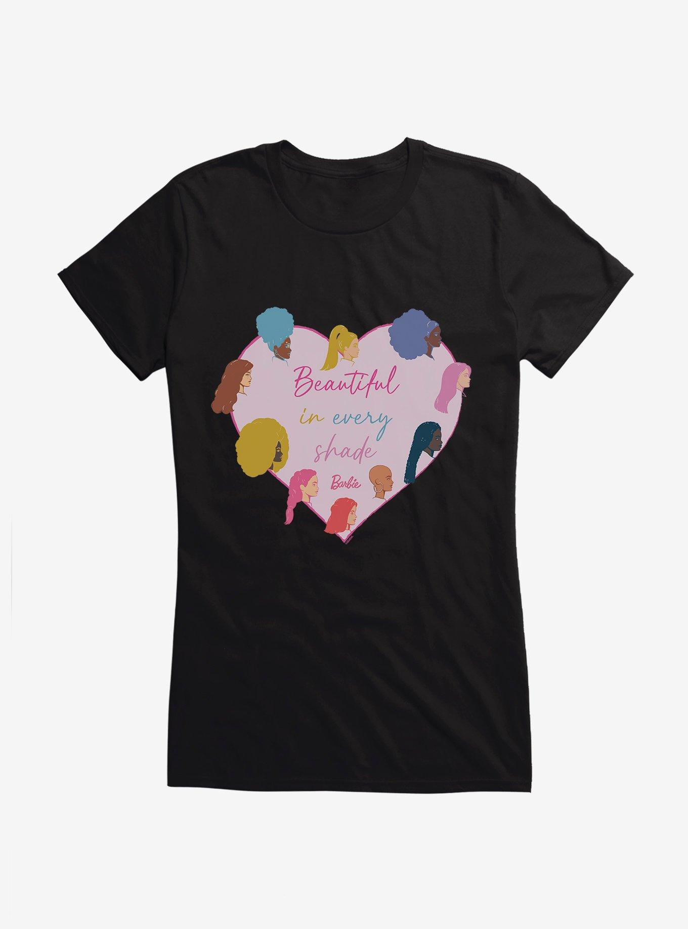 Barbie Beautiful In Every Shade Girls T-Shirt, , hi-res