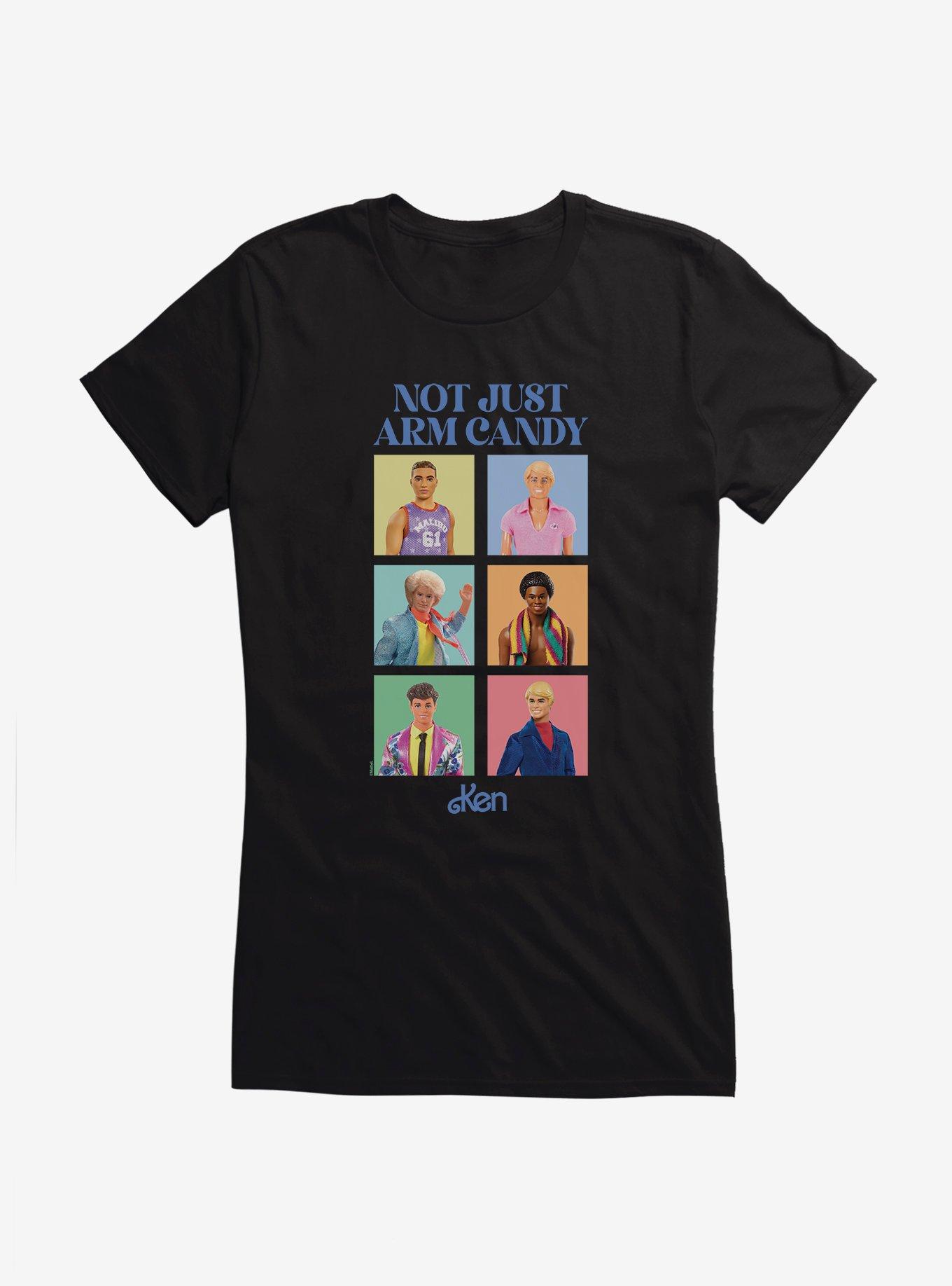 Barbie Not Just Arm Candy Ken Girls T-Shirt, BLACK, hi-res