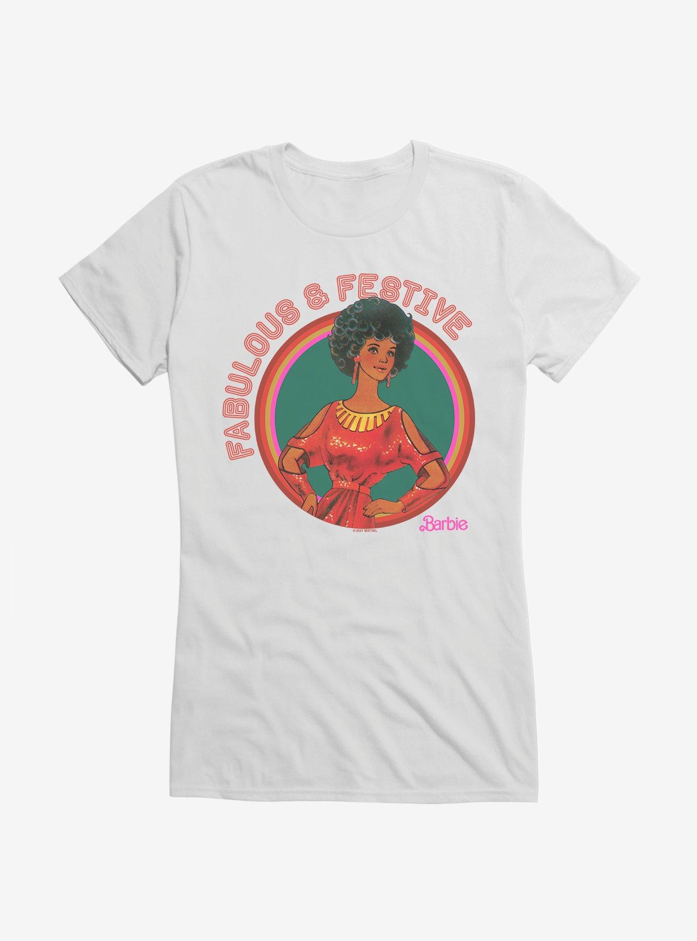 Barbie Holiday Fab And Festive Girls T-Shirt, WHITE, hi-res
