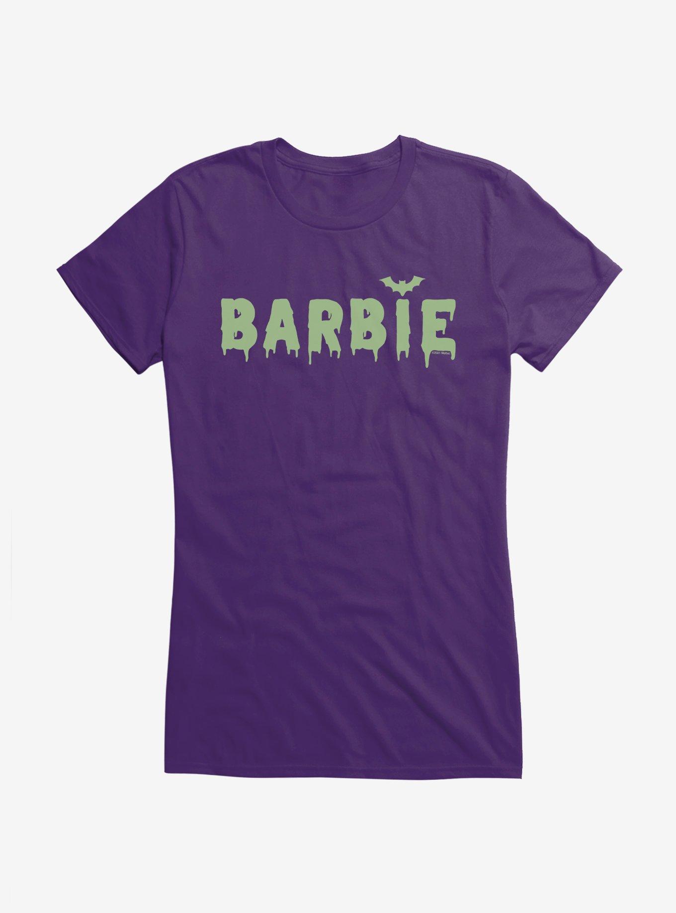 Barbie Haloween Drip Bat Logo Girls T-Shirt, , hi-res