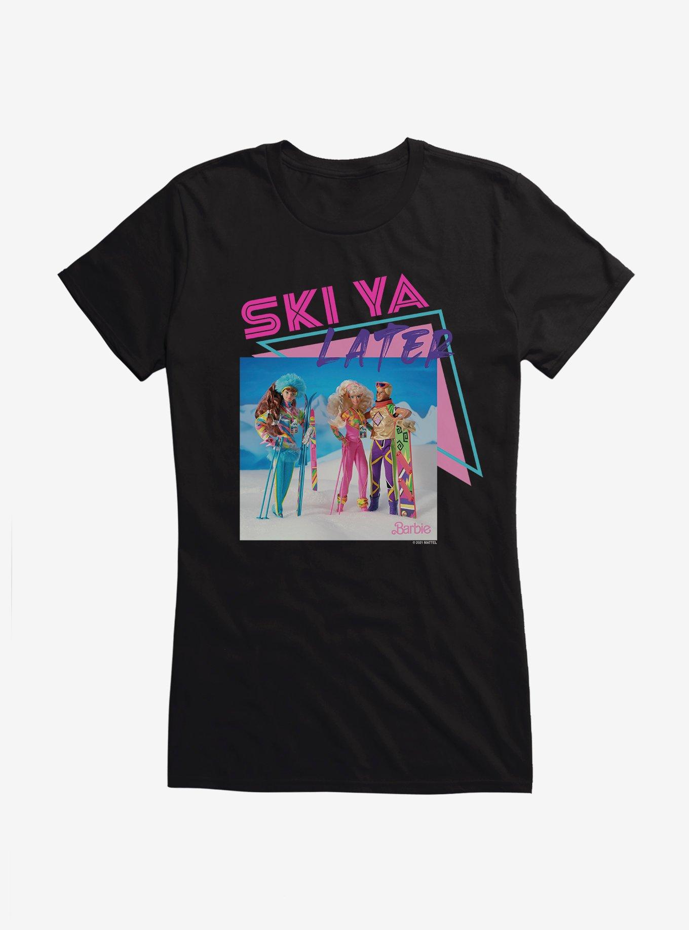Barbie Holiday Ski Ya Later Girls T-Shirt