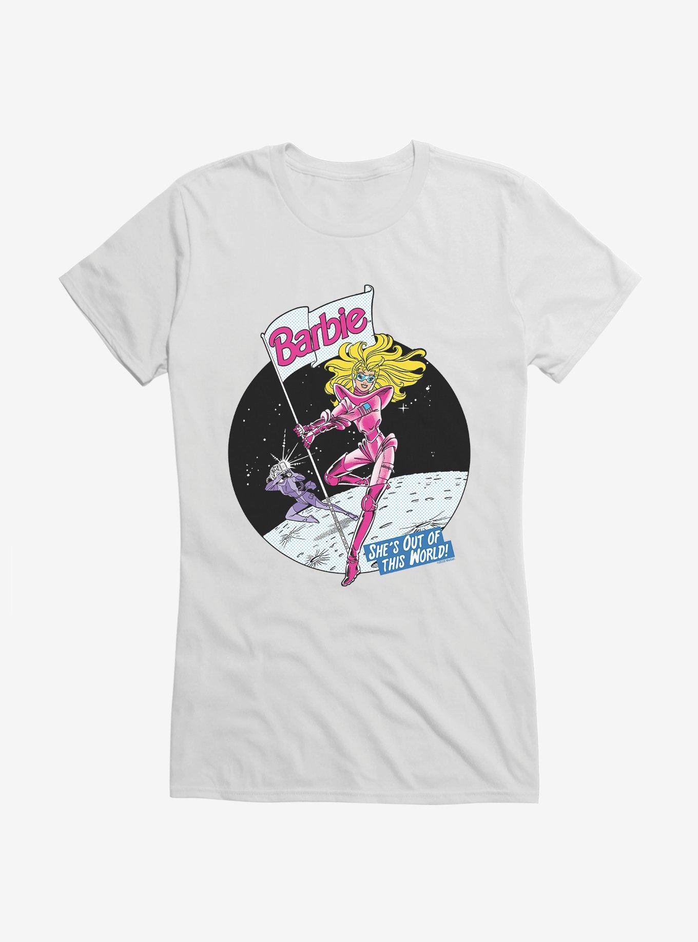 Barbie Moon Out Of This World Girls T-Shirt, WHITE, hi-res