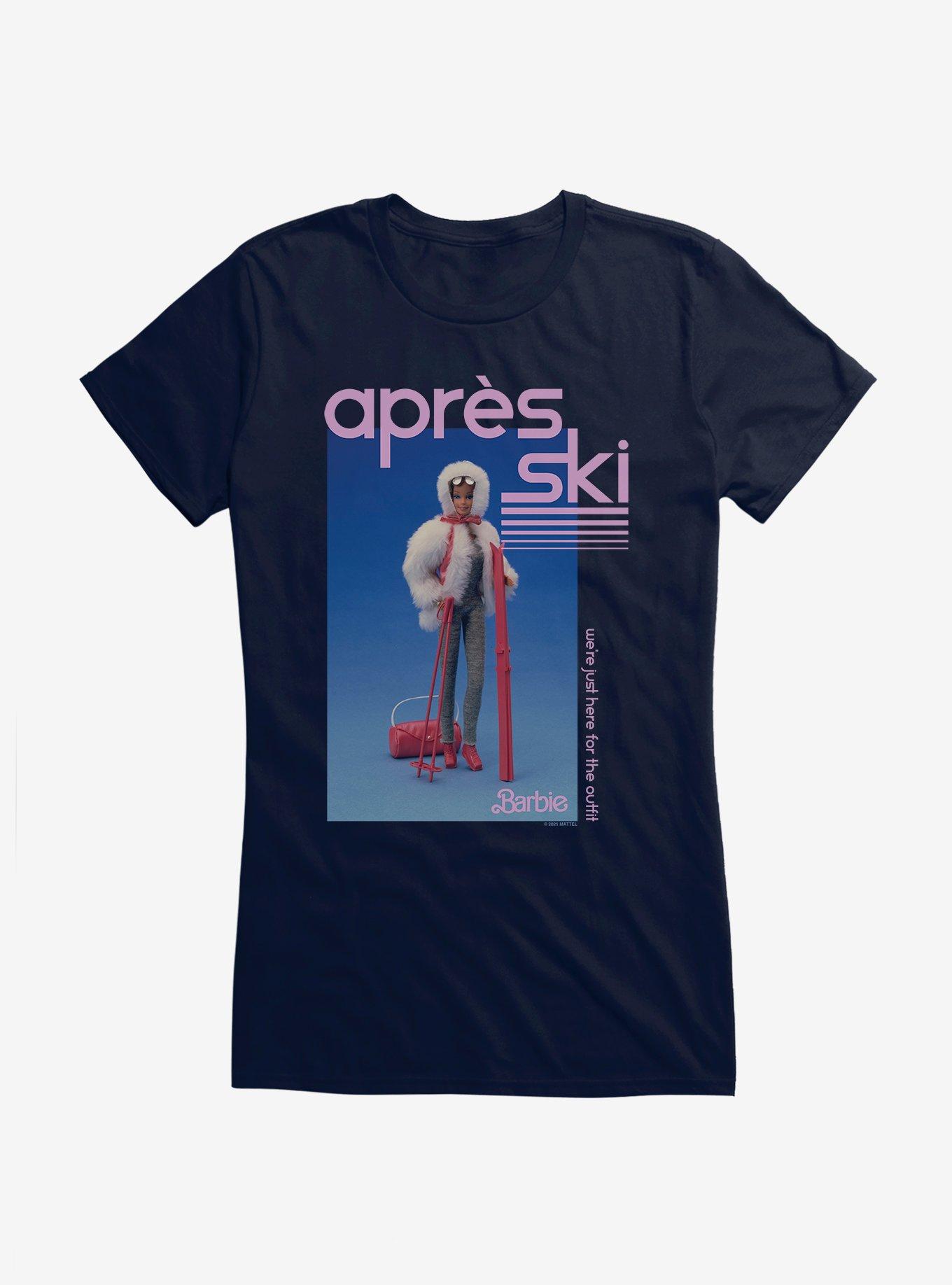 Barbie Holiday Here For The Outfit Girls T-Shirt, NAVY, hi-res