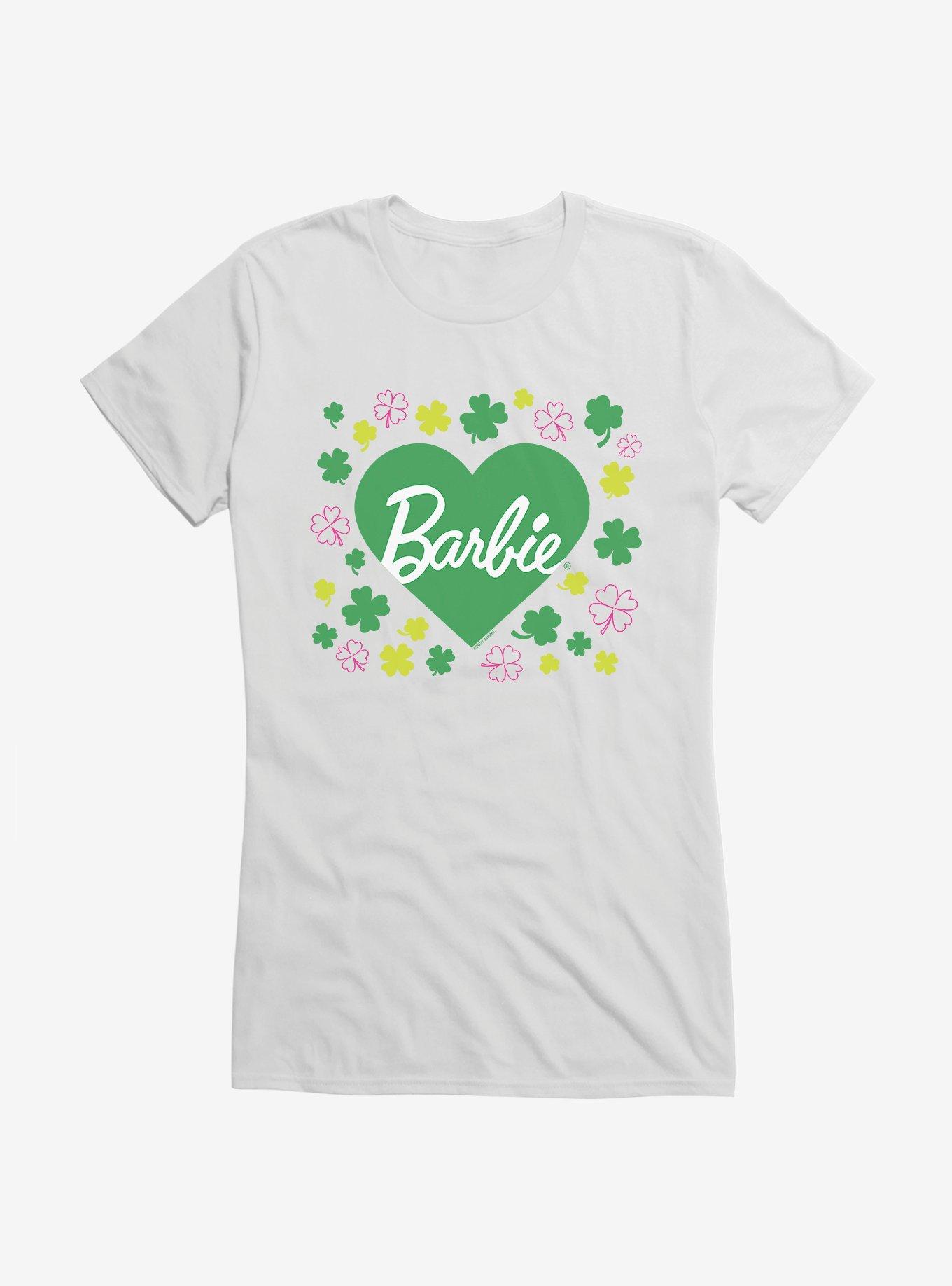 Barbie St. Patrick's Day Shamrock Love Girls T-Shirt, , hi-res