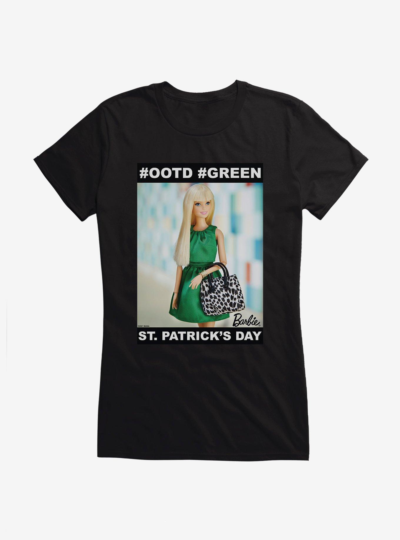 Barbie St. Patrick's Day #OOTD #GREEN Girls T-Shirt, , hi-res