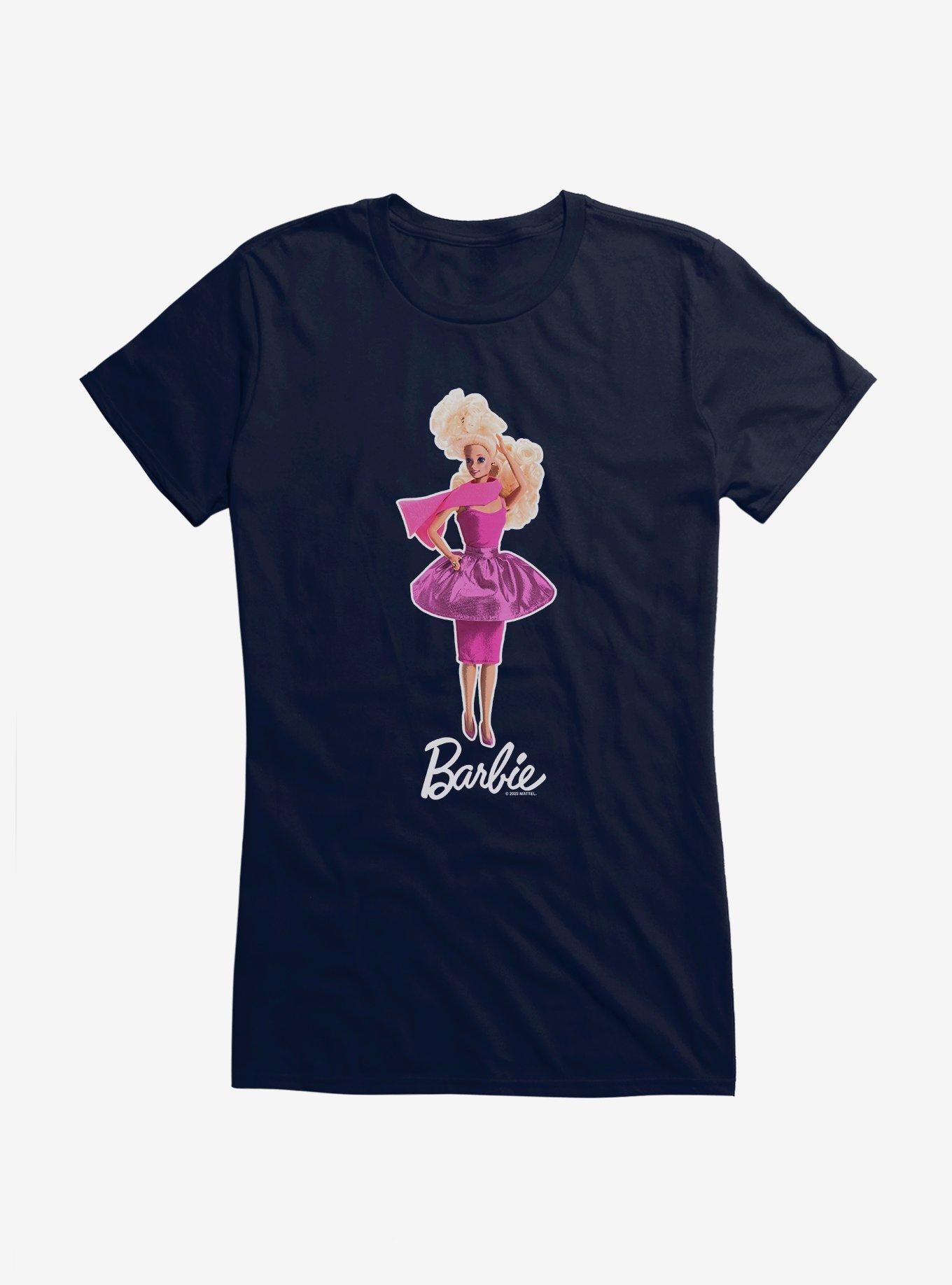 Barbie 80's Glam Doll Girls T-Shirt, NAVY, hi-res