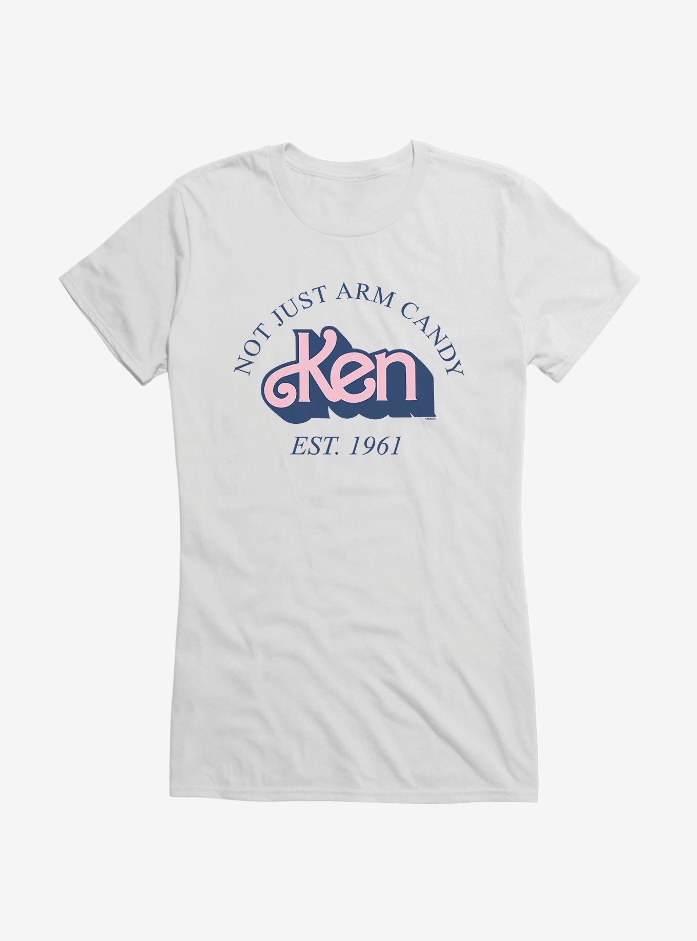 Barbie Not Just Arm Candy Girls T-Shirt, WHITE, hi-res