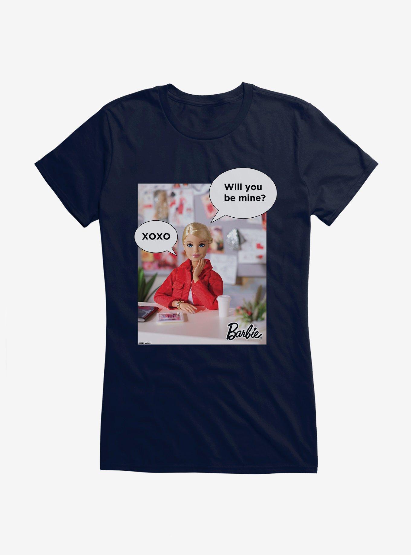 Barbie Valentine's Day Be Mine Girls T-Shirt