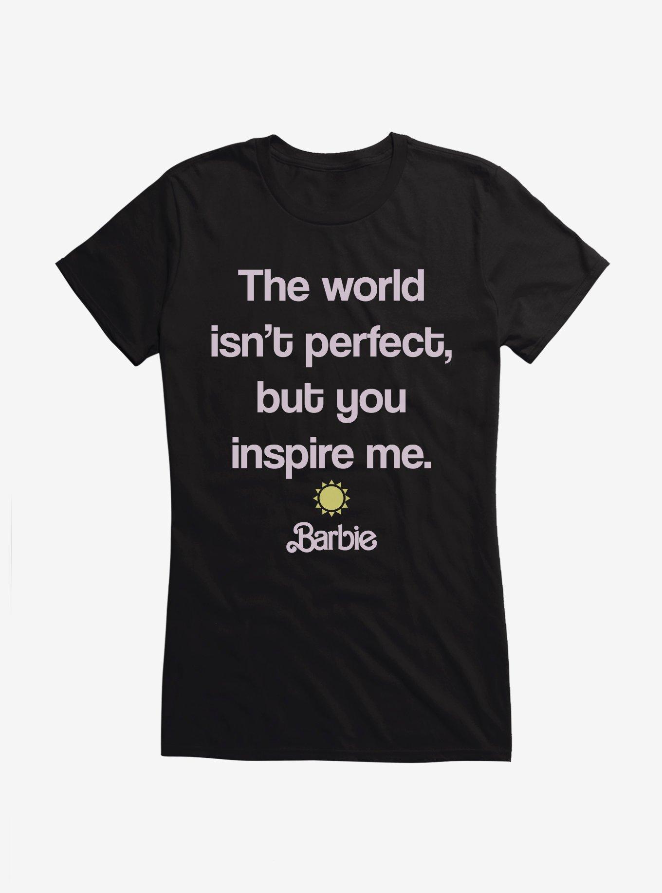 Barbie The Movie You Inspire Me Girls T-Shirt, , hi-res