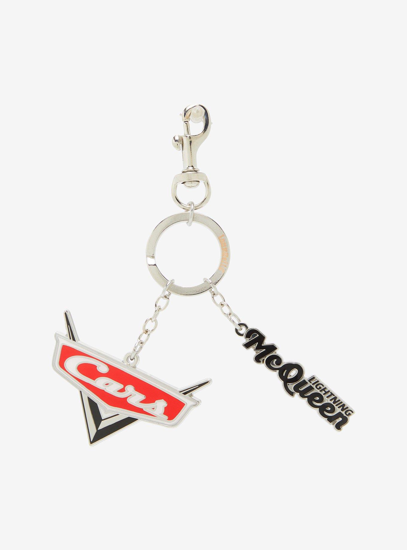 Loungefly Disney Pixar Cars Logo Multi-Charm Keychain - BoxLunch Exclusive, , hi-res