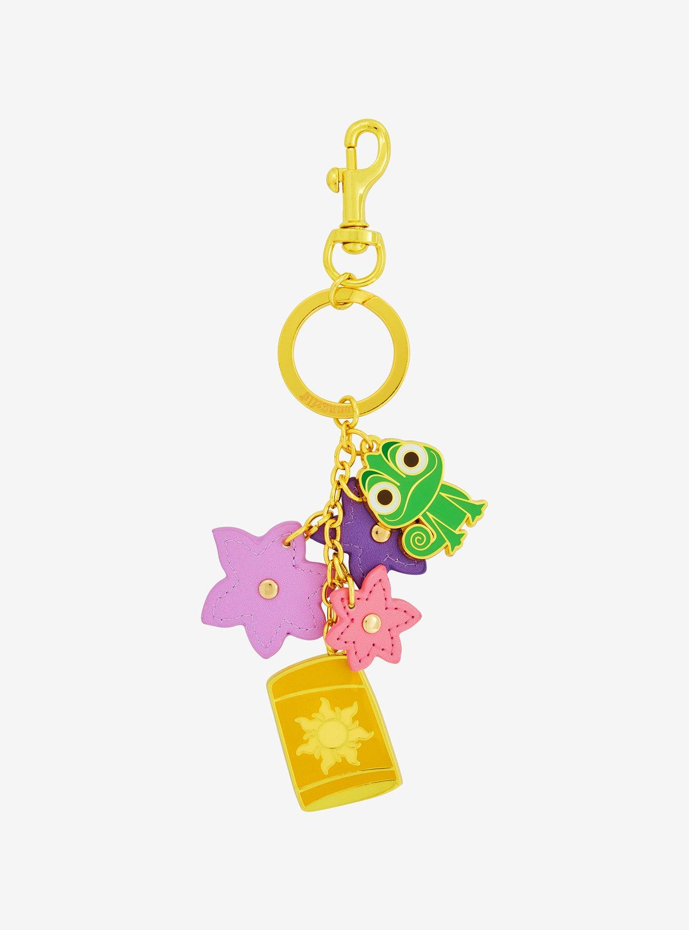 Loungefly Disney Tangled Pascal & Lantern Multi-Charm Keychain - BoxLunch Exclusive, , hi-res