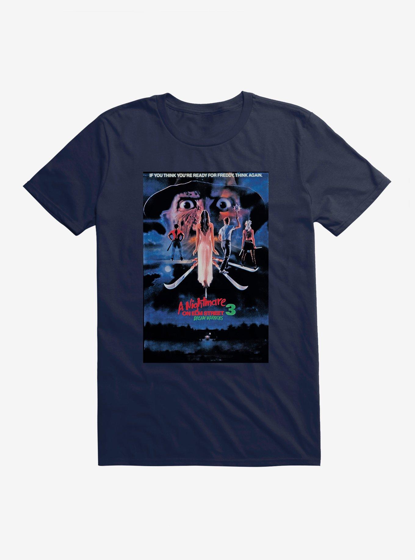 A Nightmare On Elm Street Three T-Shirt, MIDNIGHT NAVY, hi-res