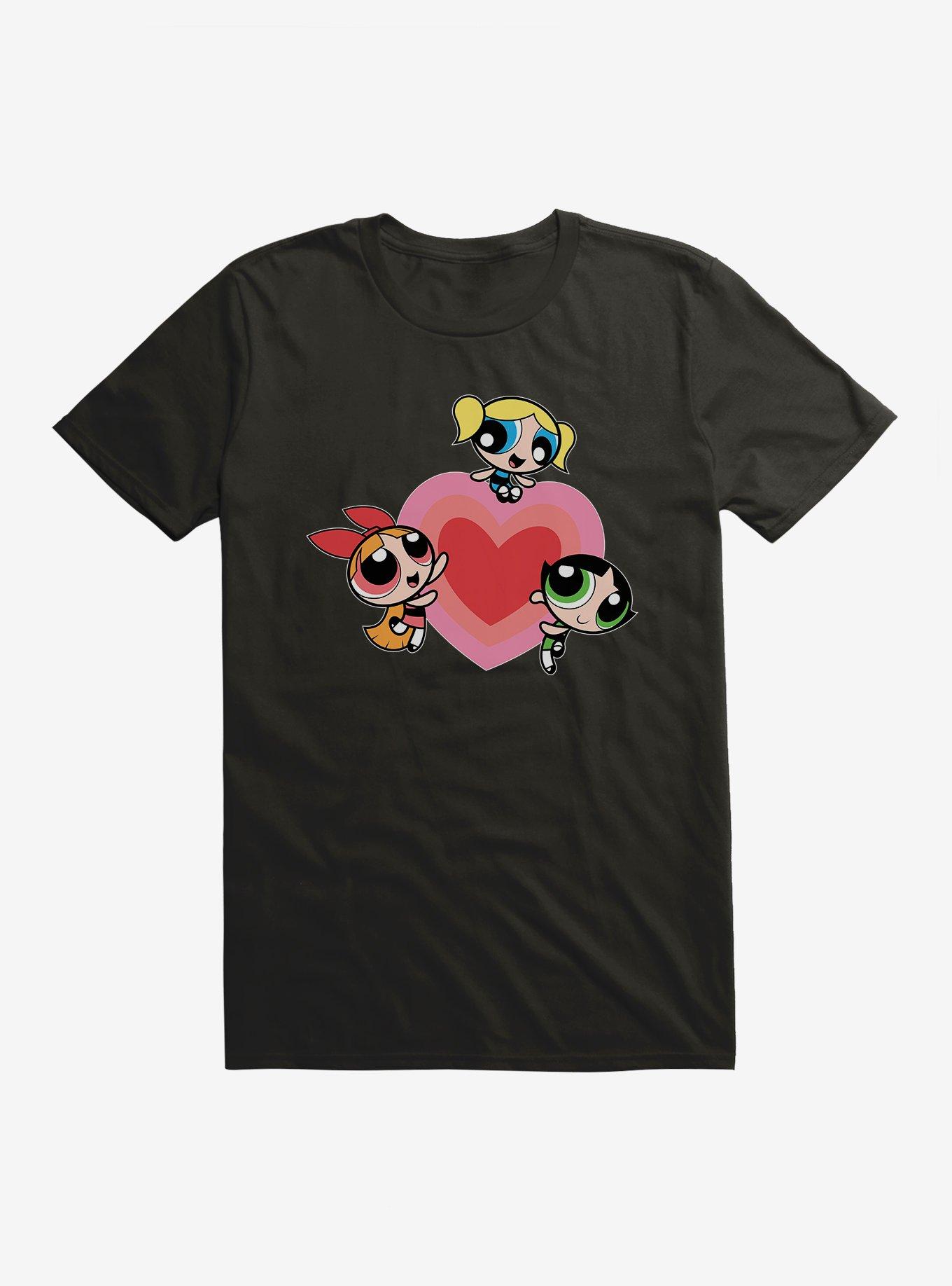 The Powerpuff Girls Heart Glow T-Shirt