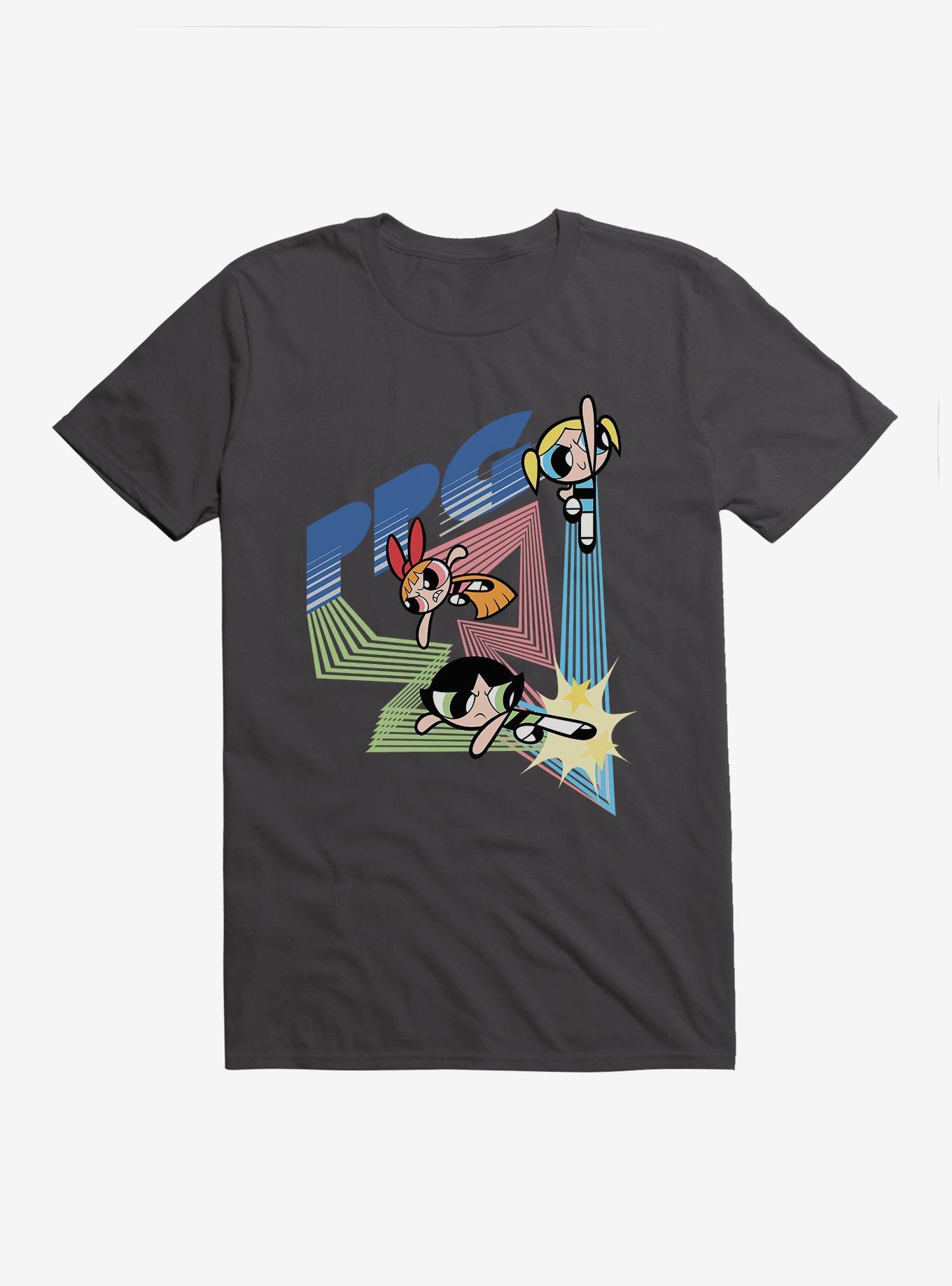 The Powerpuff Girls Ppg Action Pose T-Shirt, , hi-res