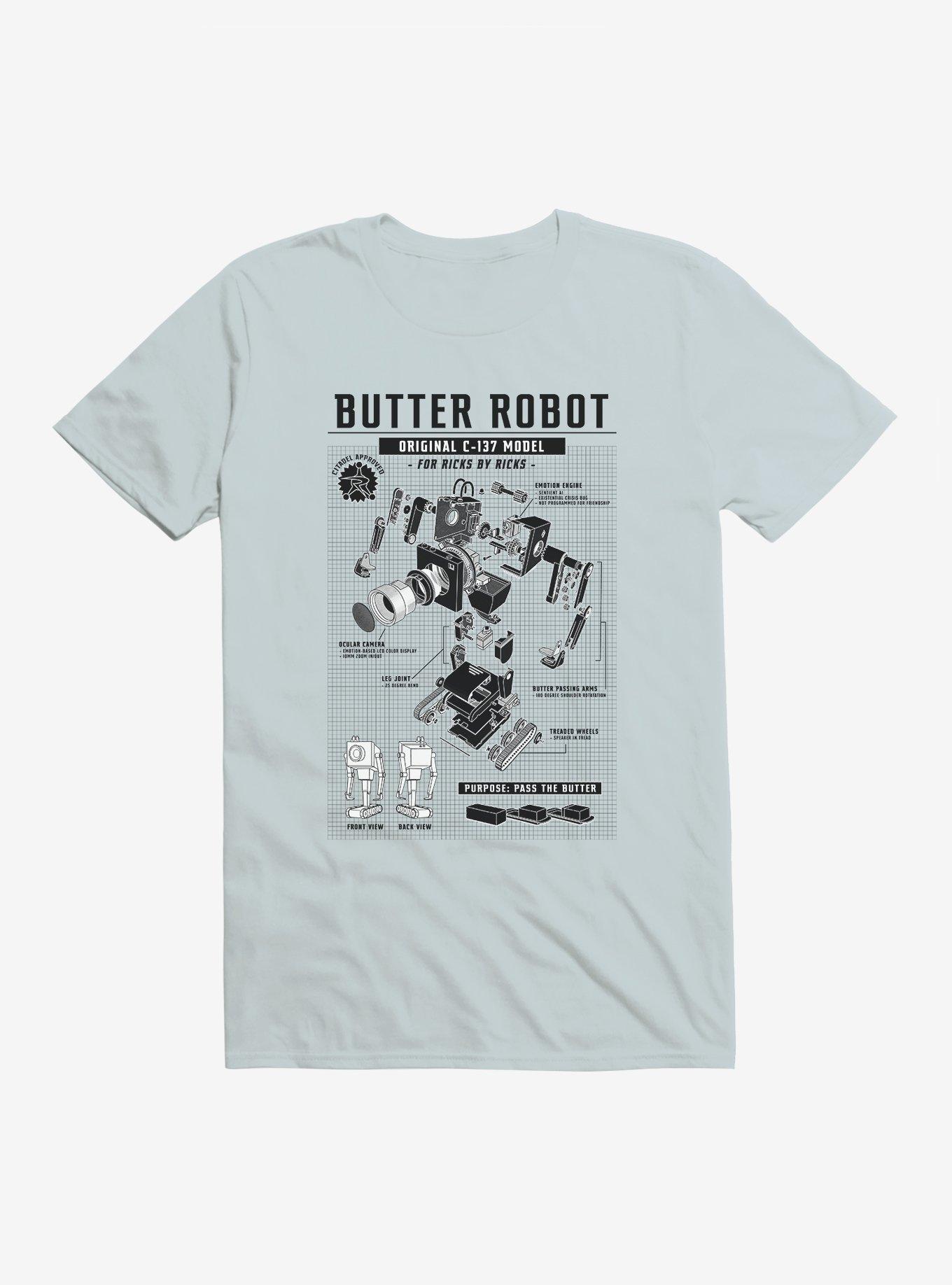 Rick And Morty Butter Robot Original Model T-Shirt, , hi-res