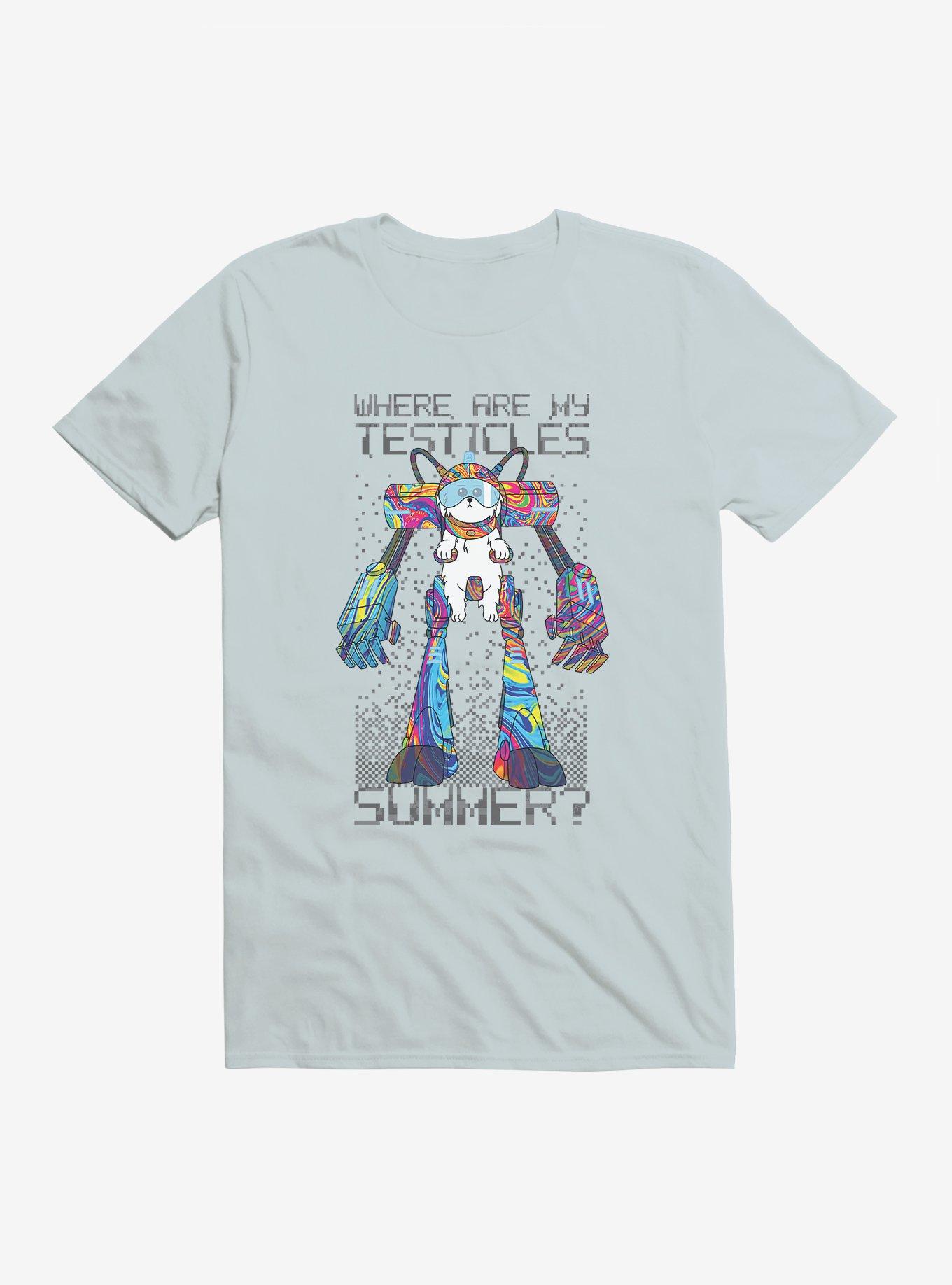 Rick And Morty Snuffles T-Shirt, LIGHT BLUE, hi-res